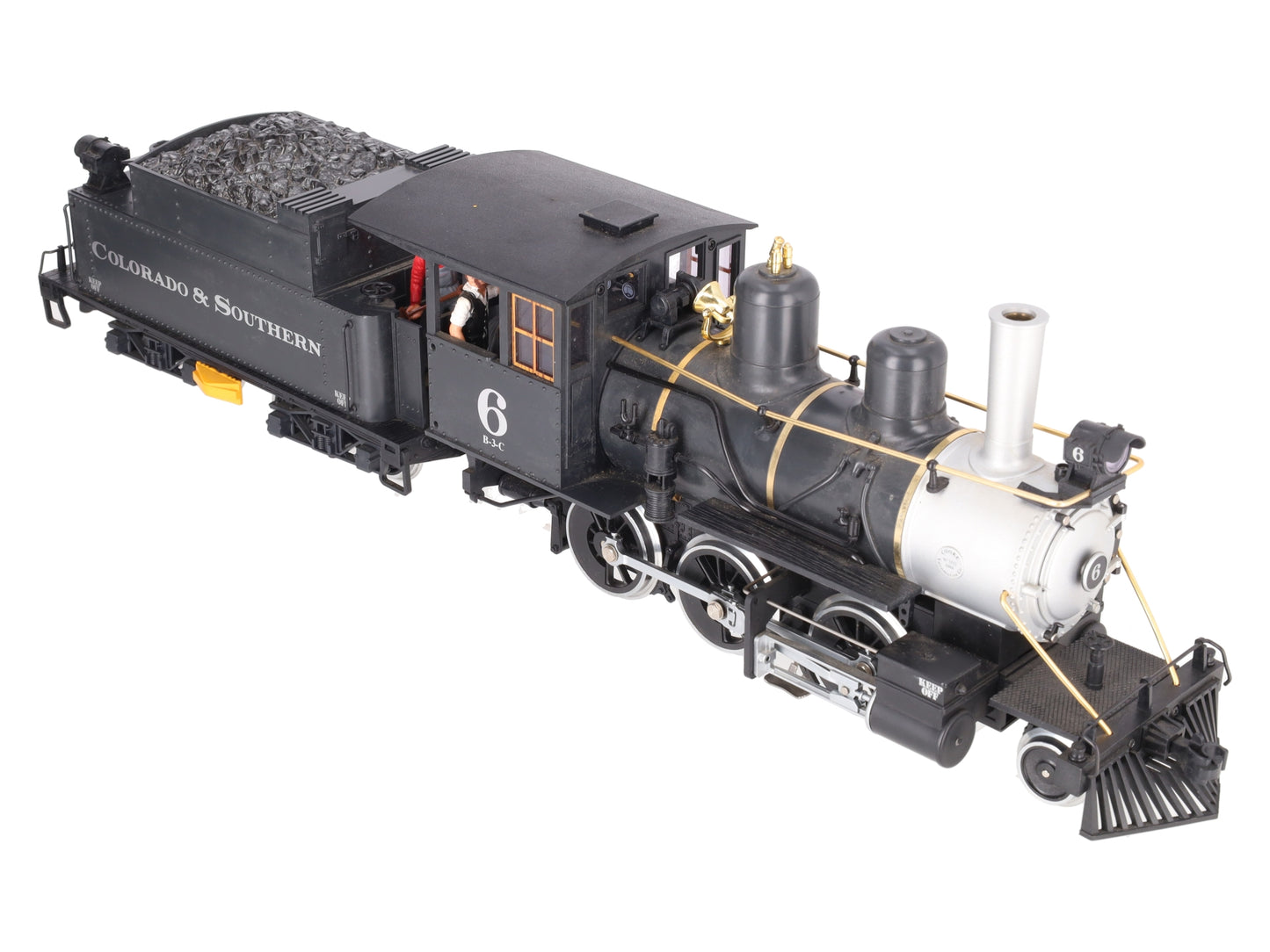 LGB 2019S G Gauge Colorado & Southern Mogul Steam Locomotive & Tender #6 VG/Box