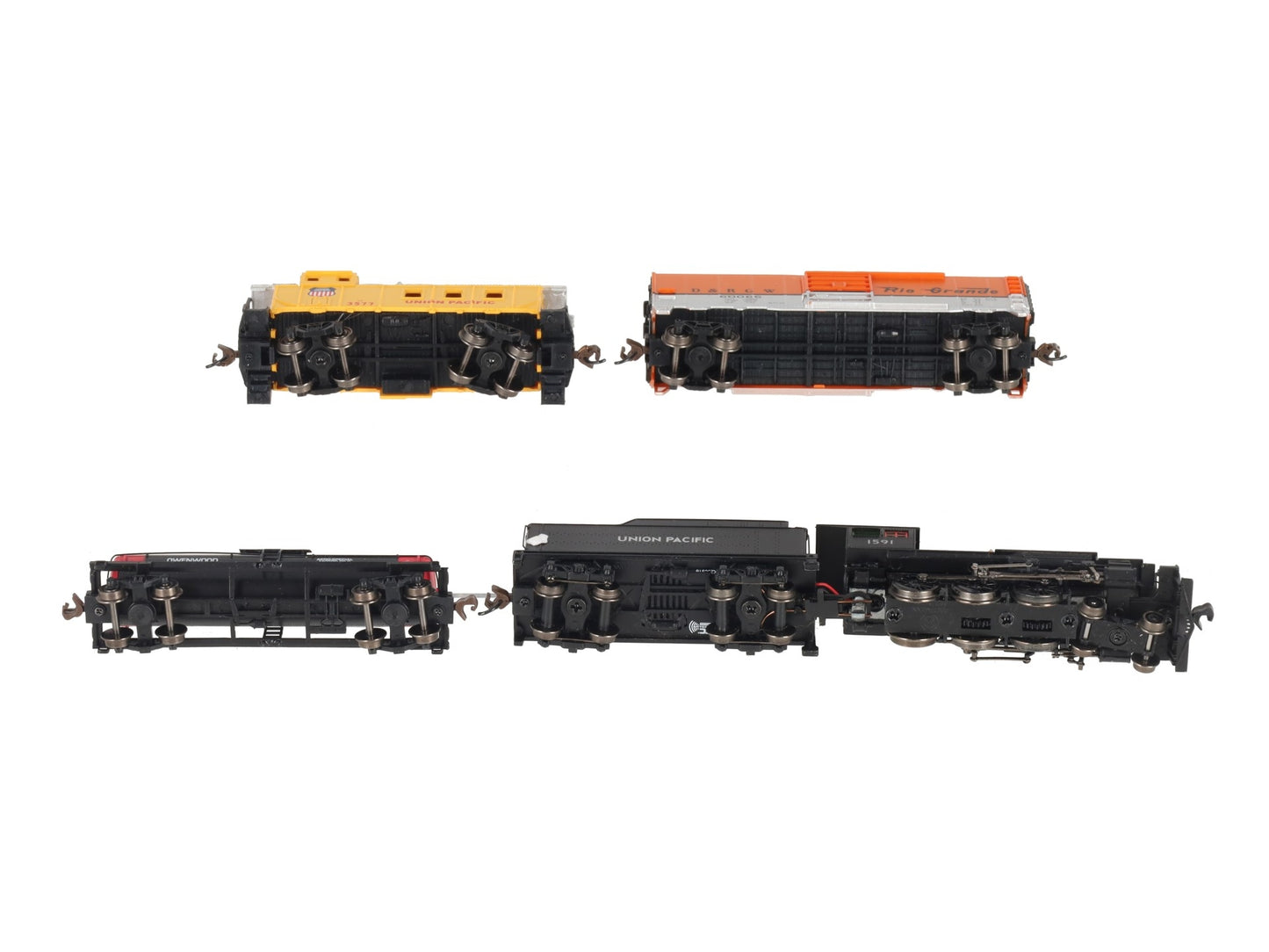 Bachmann 24133 N Scale Whistle-Stop Special Steam Starter Freight Train Set EX/Box