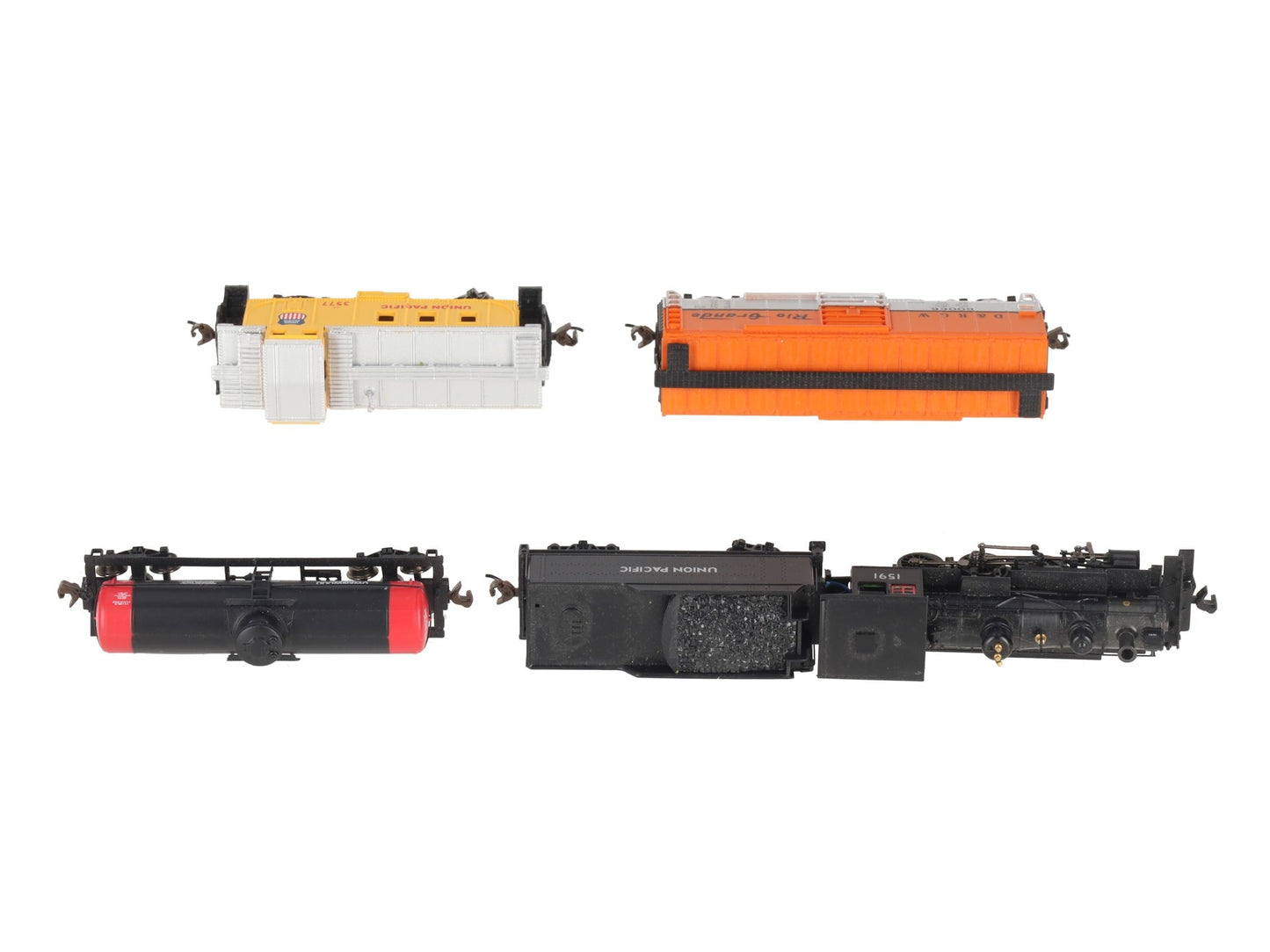Bachmann 24133 N Scale Whistle-Stop Special Steam Starter Freight Train Set EX/Box