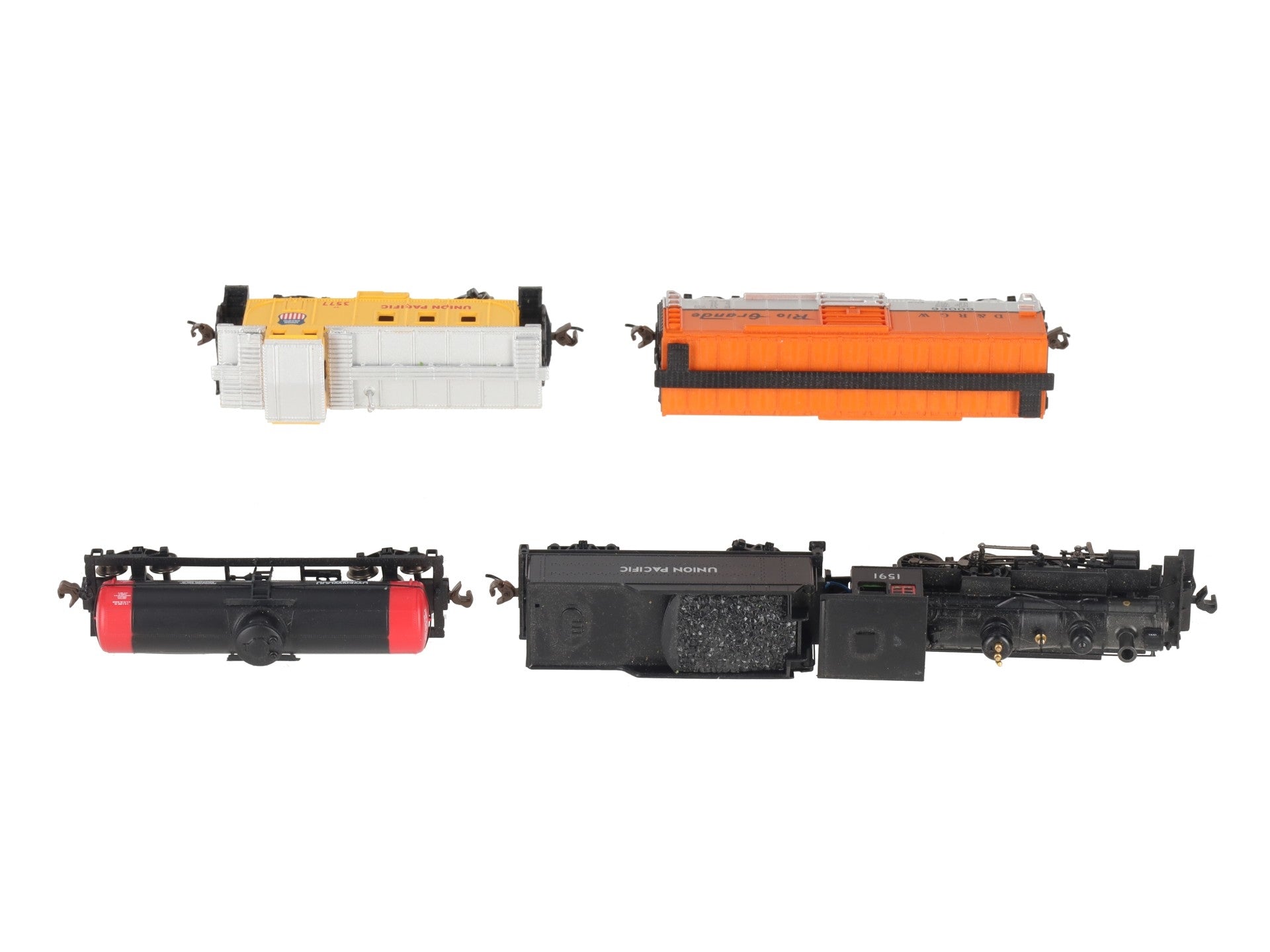 Bachmann 24133 N Scale Whistle-Stop Special Steam Starter Freight Train Set EX/Box