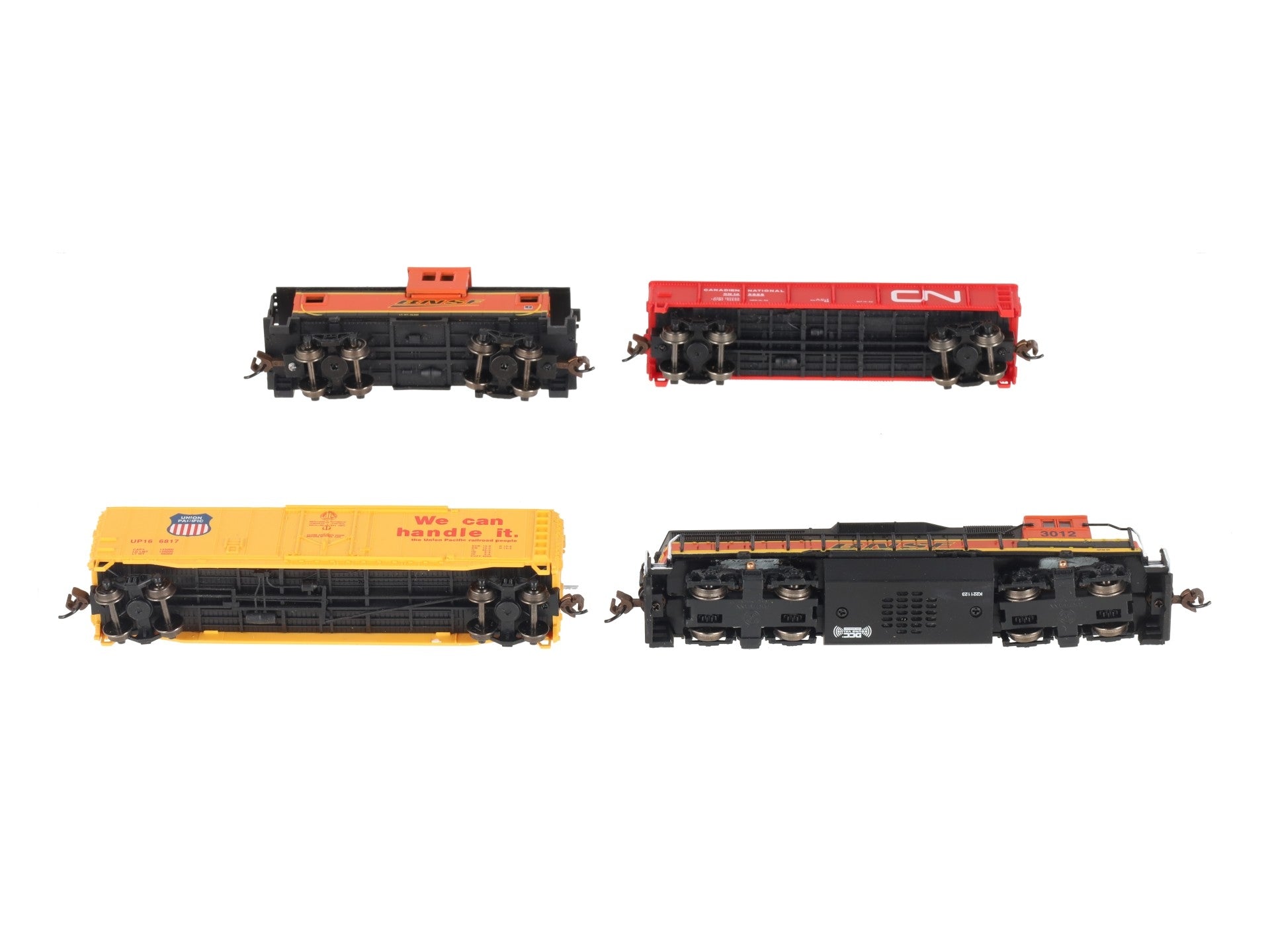 Bachmann 24132 N Scale BNSF Roaring Rails Diesel Starter Freight Train Set w/DCC EX/Box