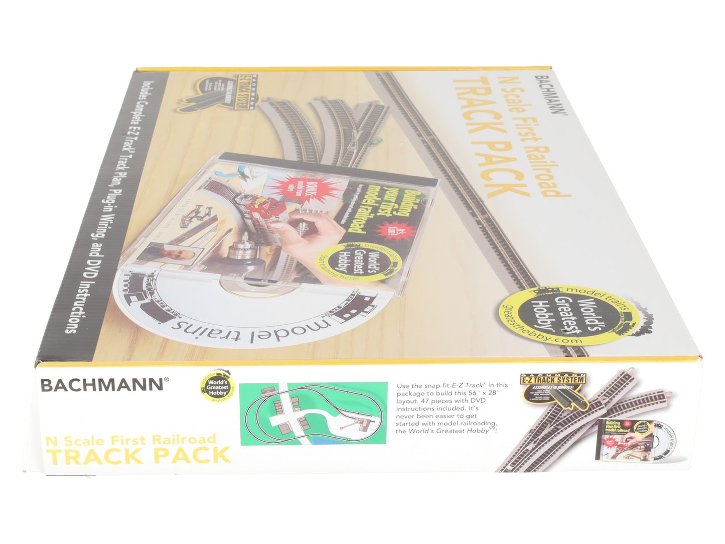 Bachmann 44896 N Nickel Silver First Railroad E-Z Track Expansion Pack