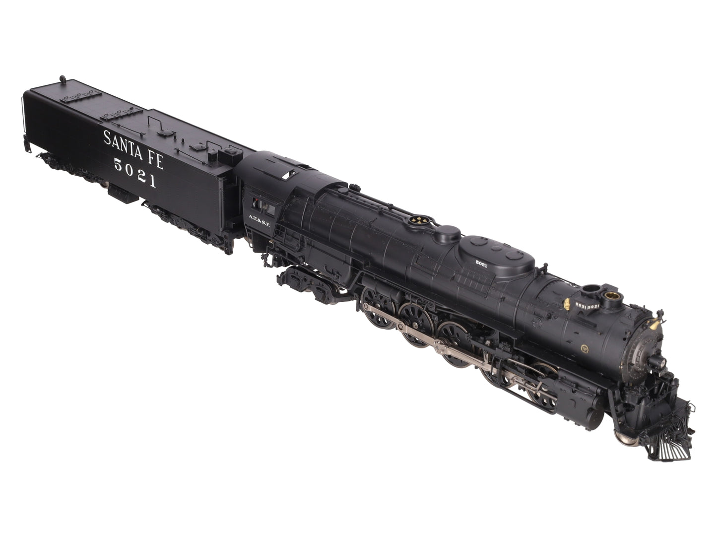 3rd Rail 5021 Santa Fe 2-10-4 Steam Locomotive & Tender w/TMCC - 3 Rail #5021 EX/Box