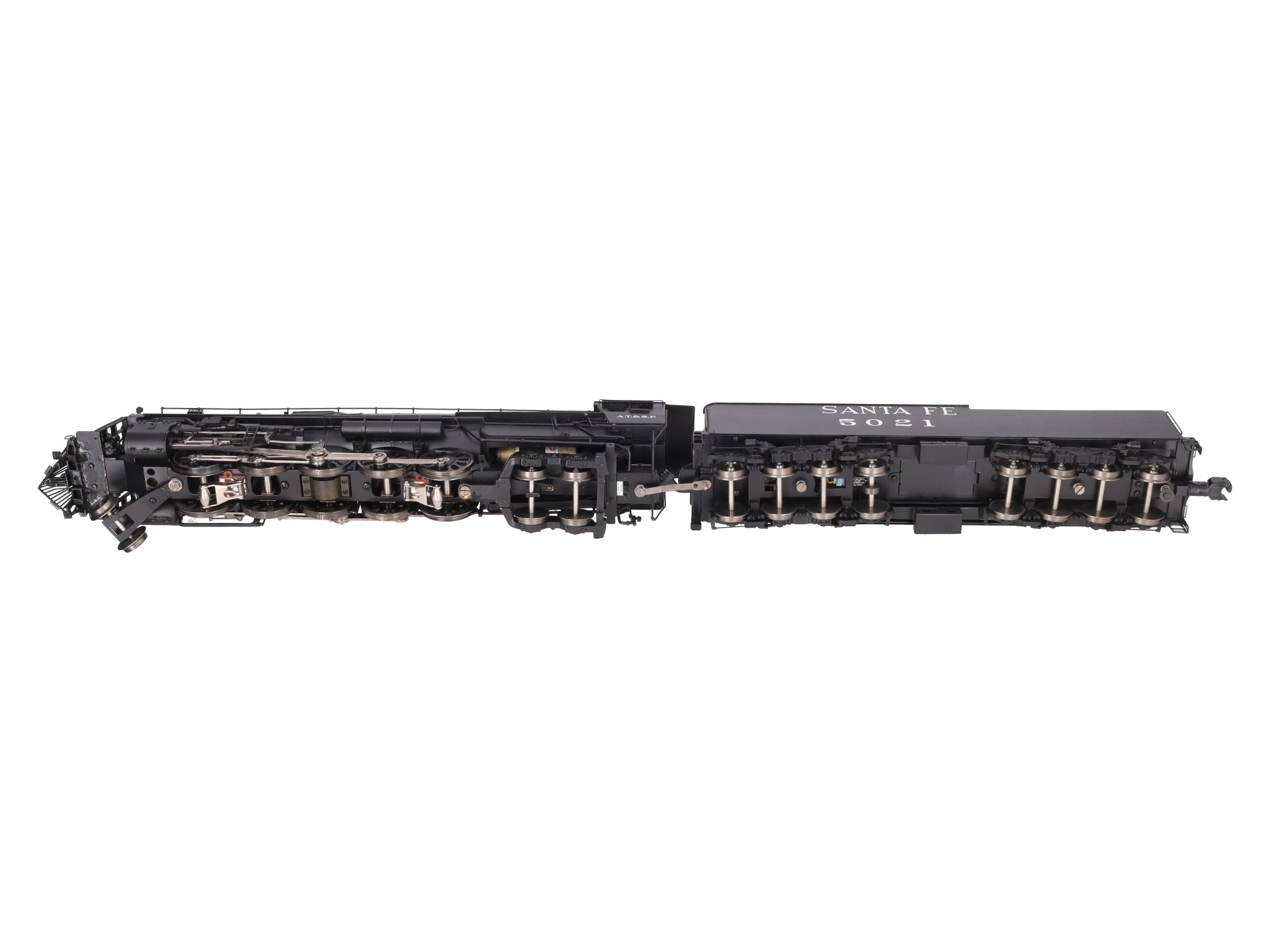 3rd Rail 5021 Santa Fe 2-10-4 Steam Locomotive & Tender w/TMCC - 3 Rail #5021 EX/Box