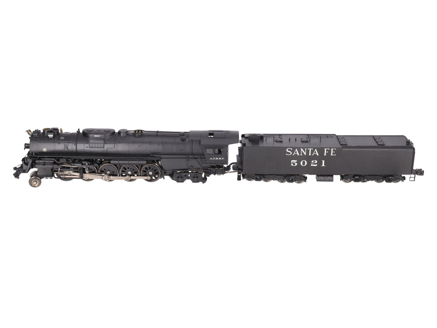 3rd Rail 5021 Santa Fe 2-10-4 Steam Locomotive & Tender w/TMCC - 3 Rail #5021 EX/Box