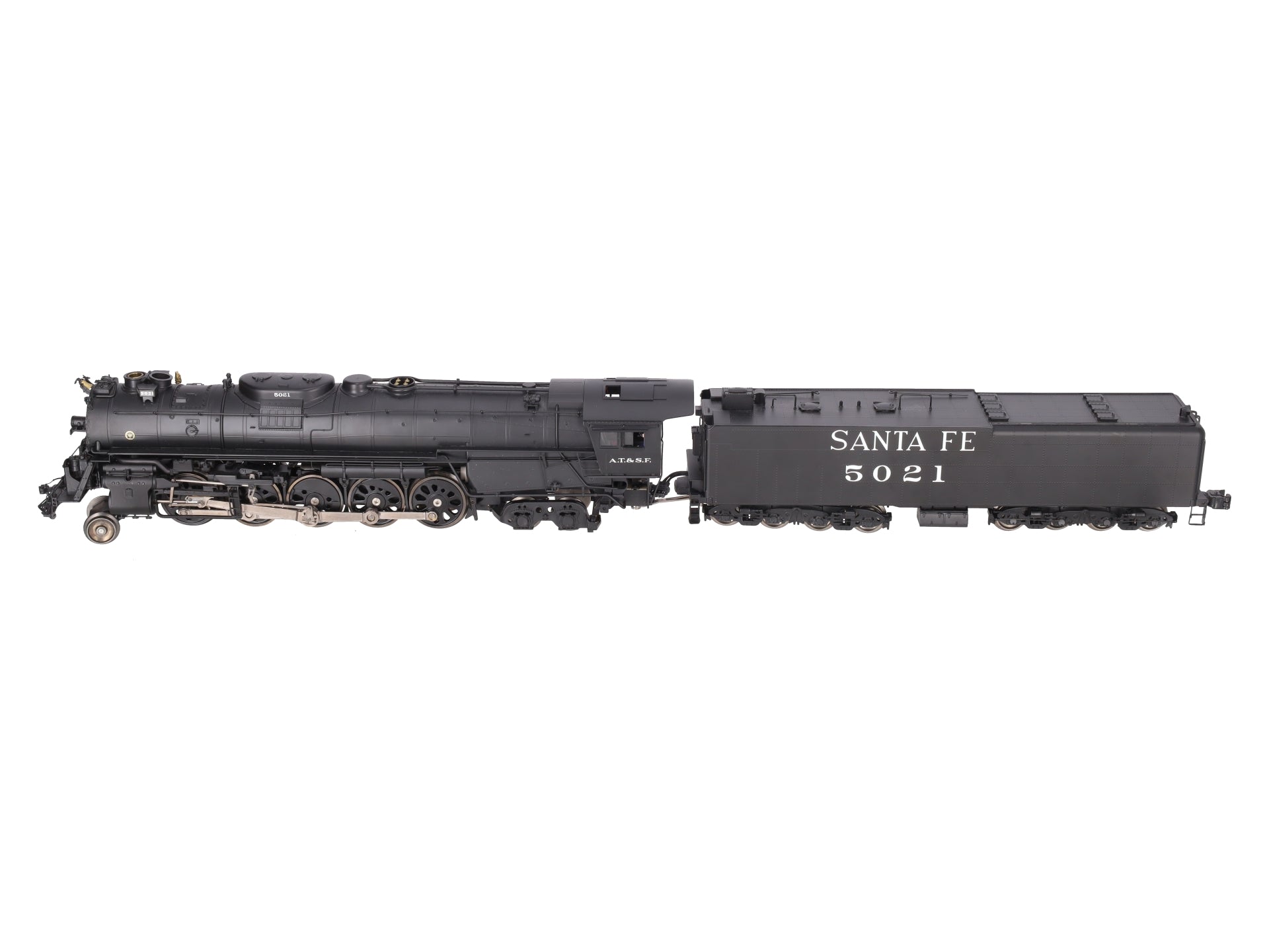 3rd Rail 5021 Santa Fe 2-10-4 Steam Locomotive & Tender w/TMCC - 3 Rail #5021 EX/Box