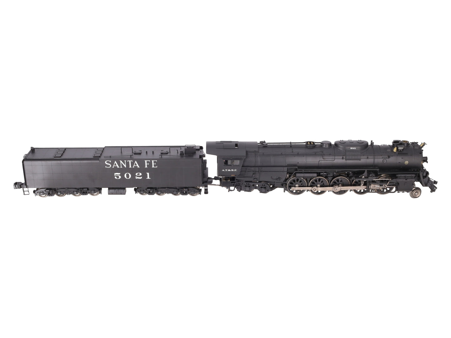 3rd Rail 5021 Santa Fe 2-10-4 Steam Locomotive & Tender w/TMCC - 3 Rail #5021 EX/Box