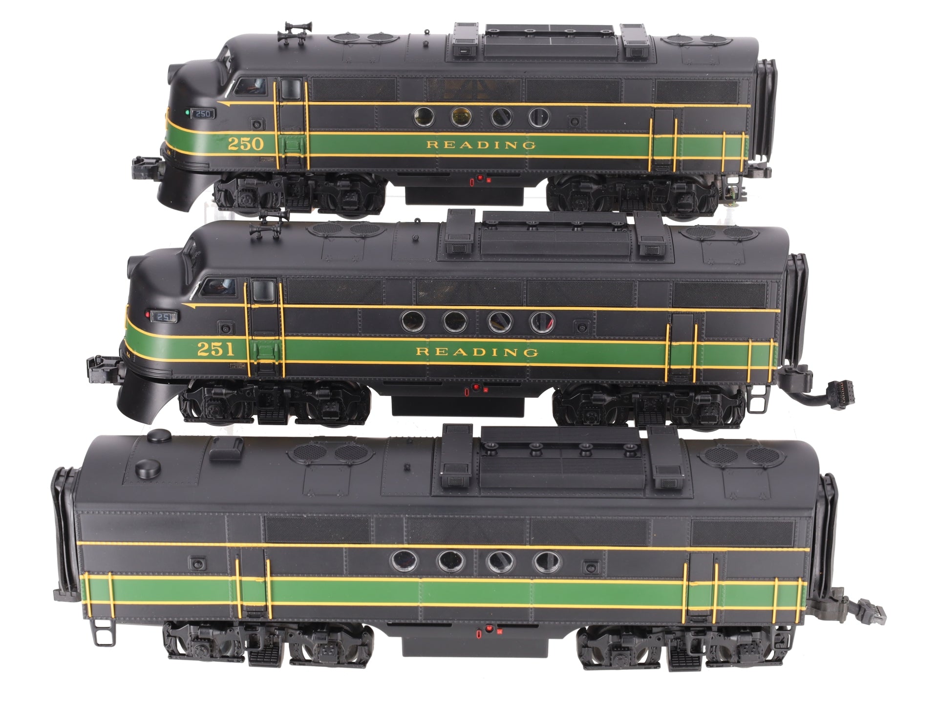 MTH 20-2345-1 Reading FT ABA Diesel Engine Set w/PS2 #250/251 EX/Box