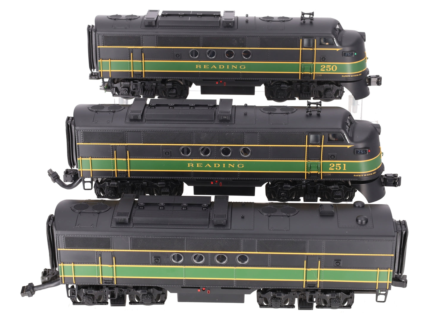 MTH 20-2345-1 Reading FT ABA Diesel Engine Set w/PS2 #250/251 EX/Box