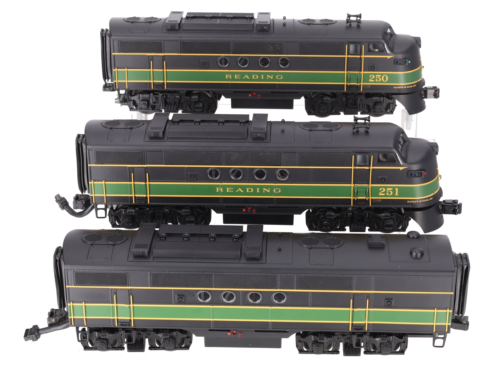 MTH 20-2345-1 Reading FT ABA Diesel Engine Set w/PS2 #250/251 EX/Box