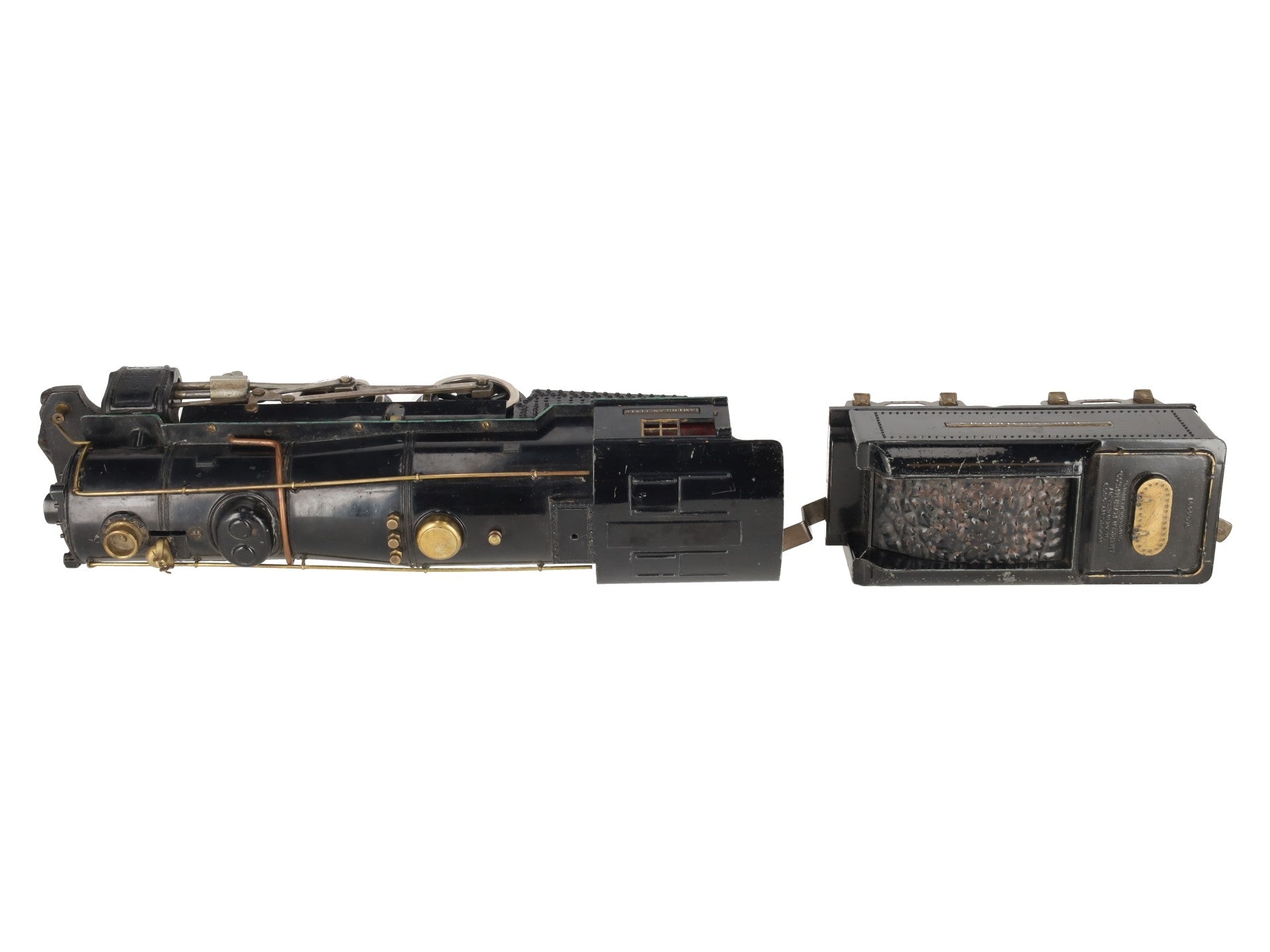 American Flyer 4682 Vintage Standard Gauge 4-4-2 Steam Engine and Tender VG