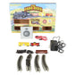 Bachmann 24014 N Scale Yard Boss Santa Fe Steam Starter Freight Train Set EX/Box