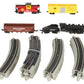 Bachmann 24014 N Scale Yard Boss Santa Fe Steam Starter Freight Train Set EX/Box