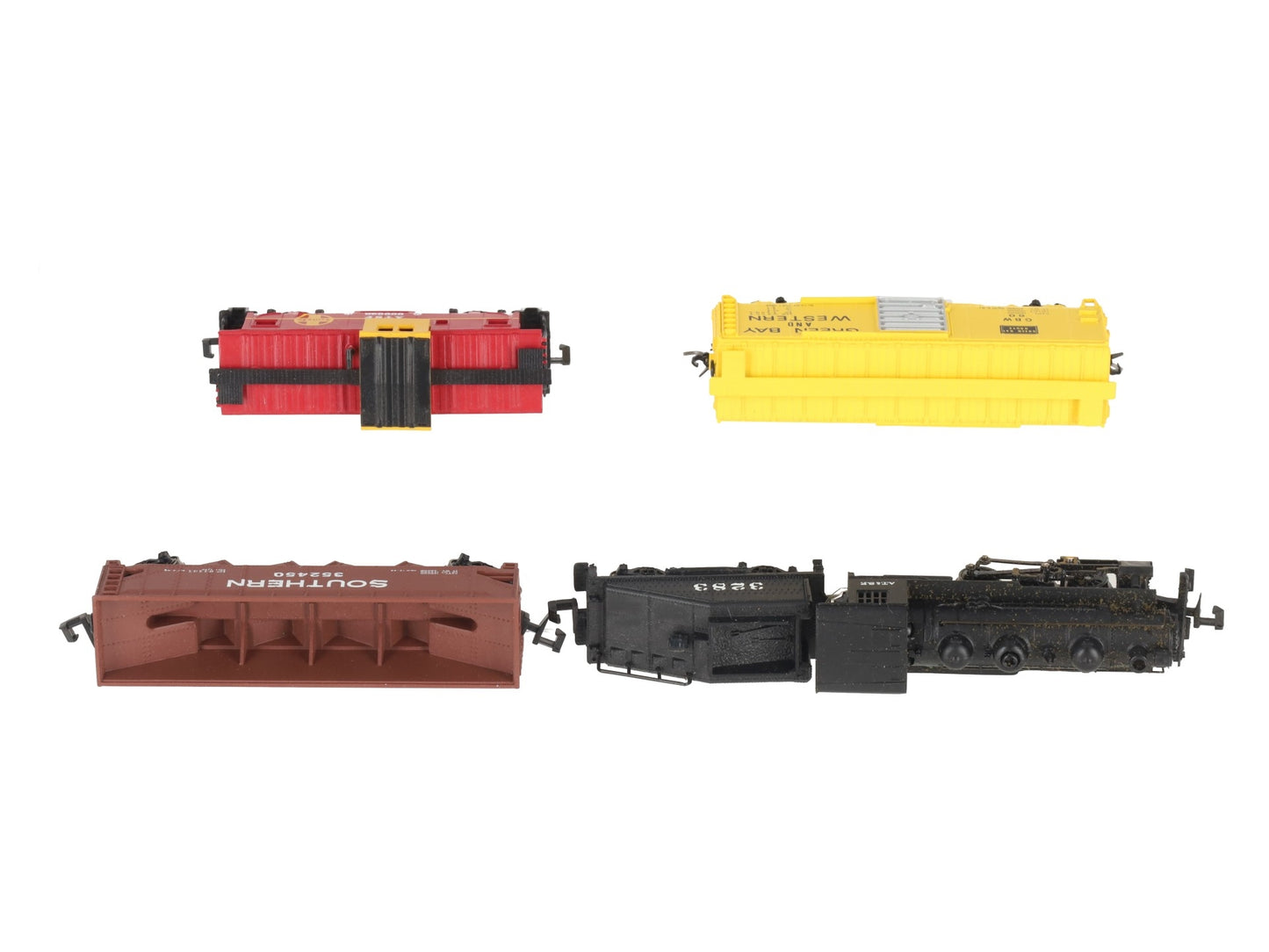 Bachmann 24014 N Scale Yard Boss Santa Fe Steam Starter Freight Train Set EX/Box