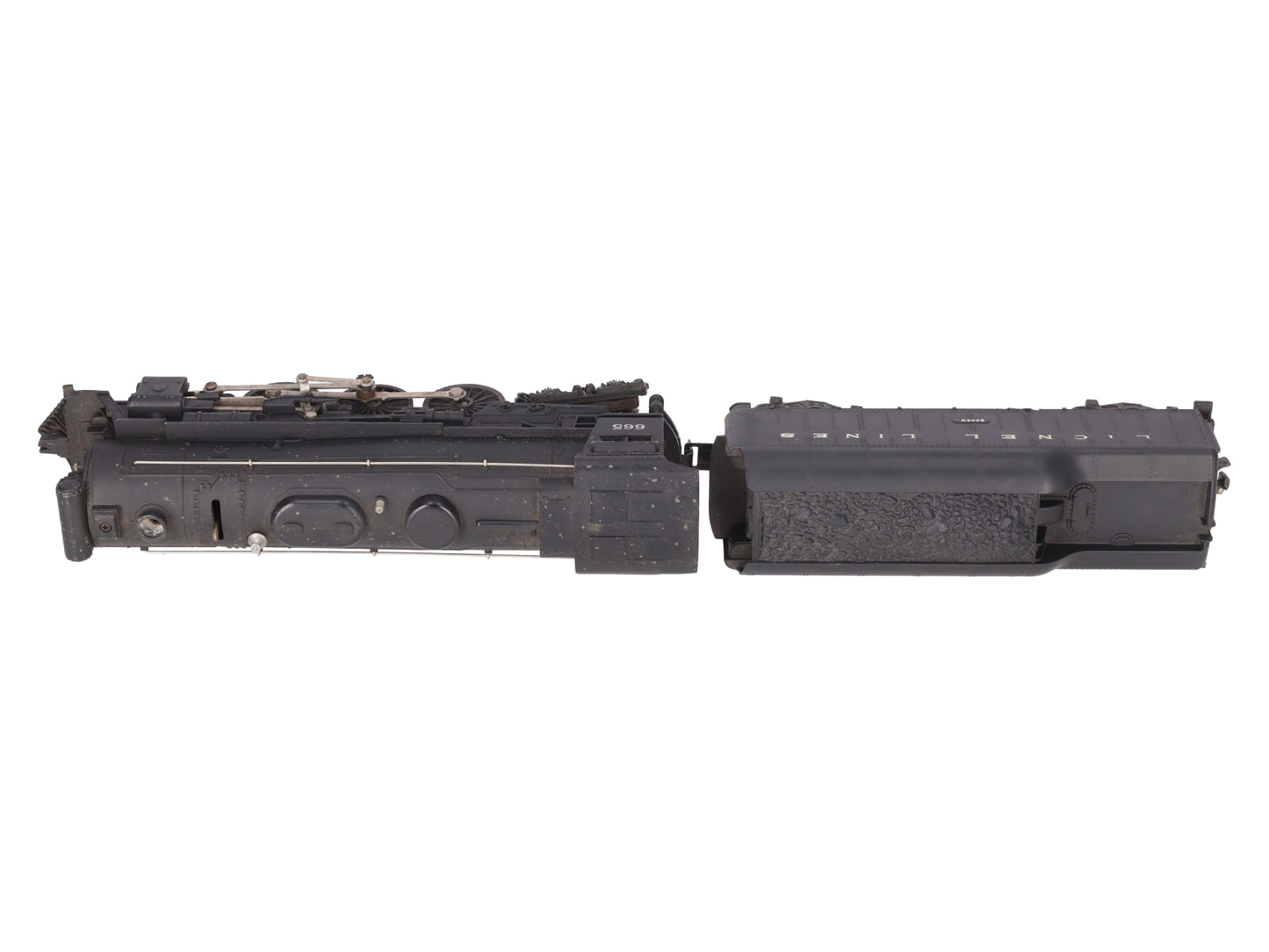 Lionel 665 Vintage O 4-6-4 Steam Locomotive w/2046W Tender VG