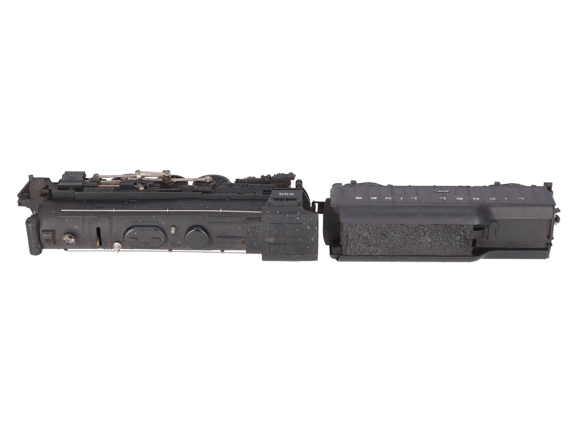 Lionel 665 Vintage O 4-6-4 Steam Locomotive w/2046W Tender VG