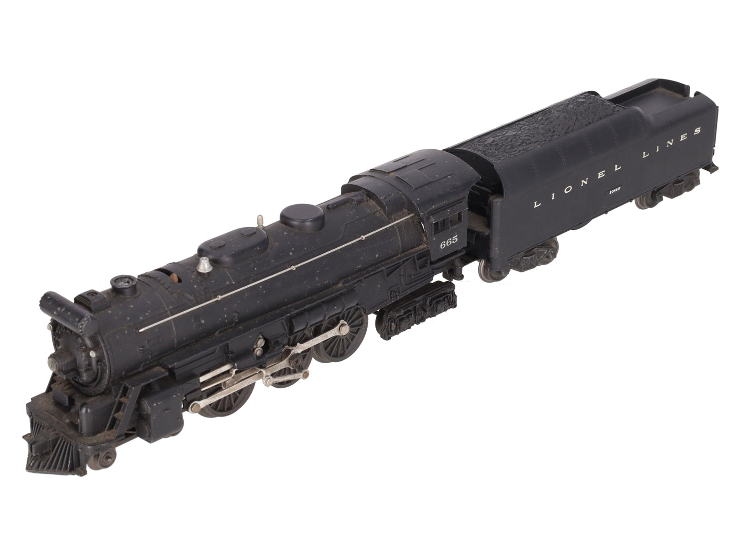 Lionel 665 Vintage O 4-6-4 Steam Locomotive w/2046W Tender VG