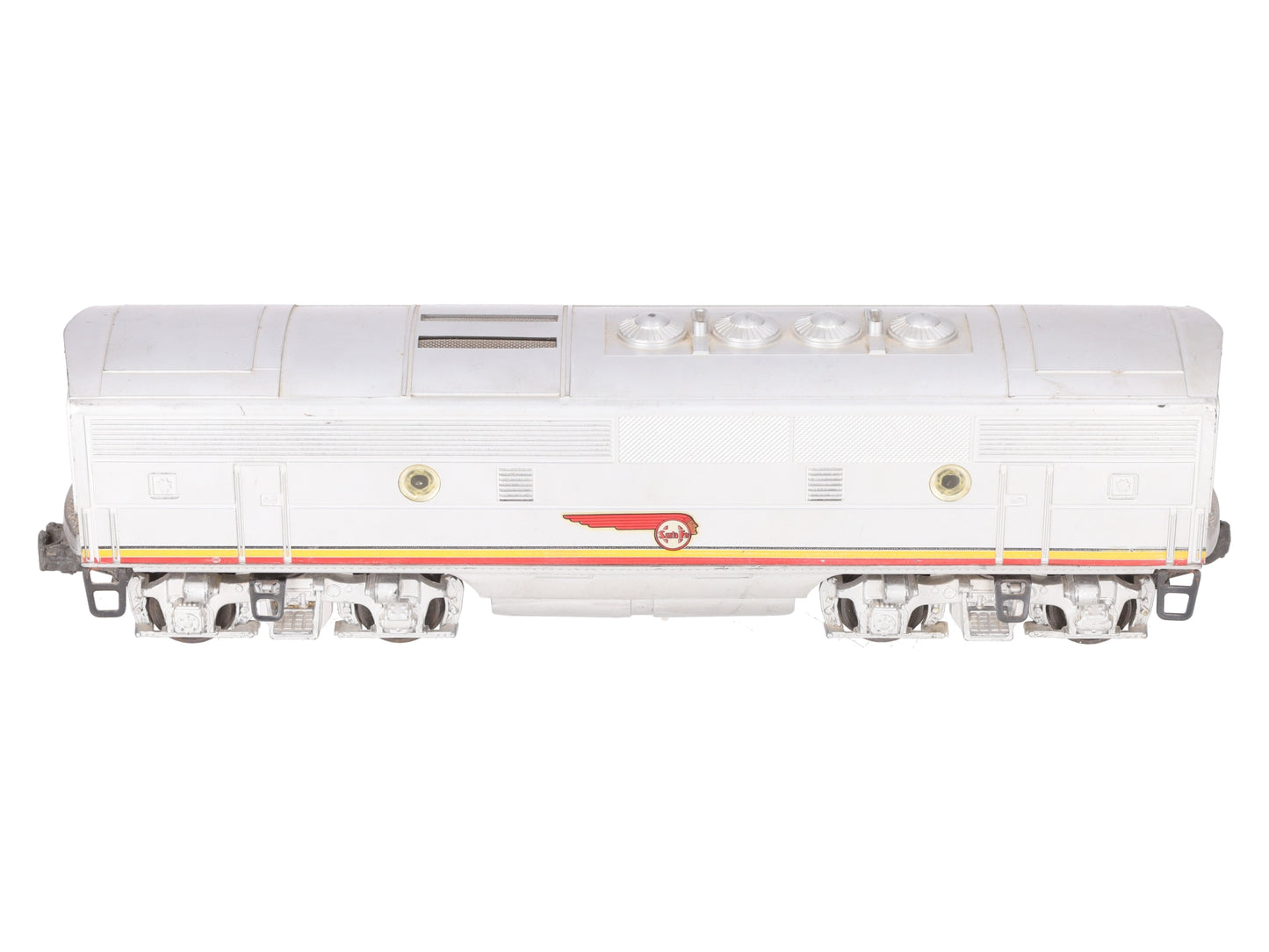Lionel 2343C Vintage O Santa Fe F-3 Screen Top Non-Pwd. B-Unit Diesel Locomotive VG