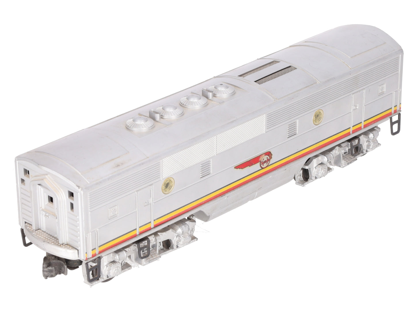 Lionel 2343C Vintage O Santa Fe F-3 Screen Top Non-Pwd. B-Unit Diesel Locomotive VG