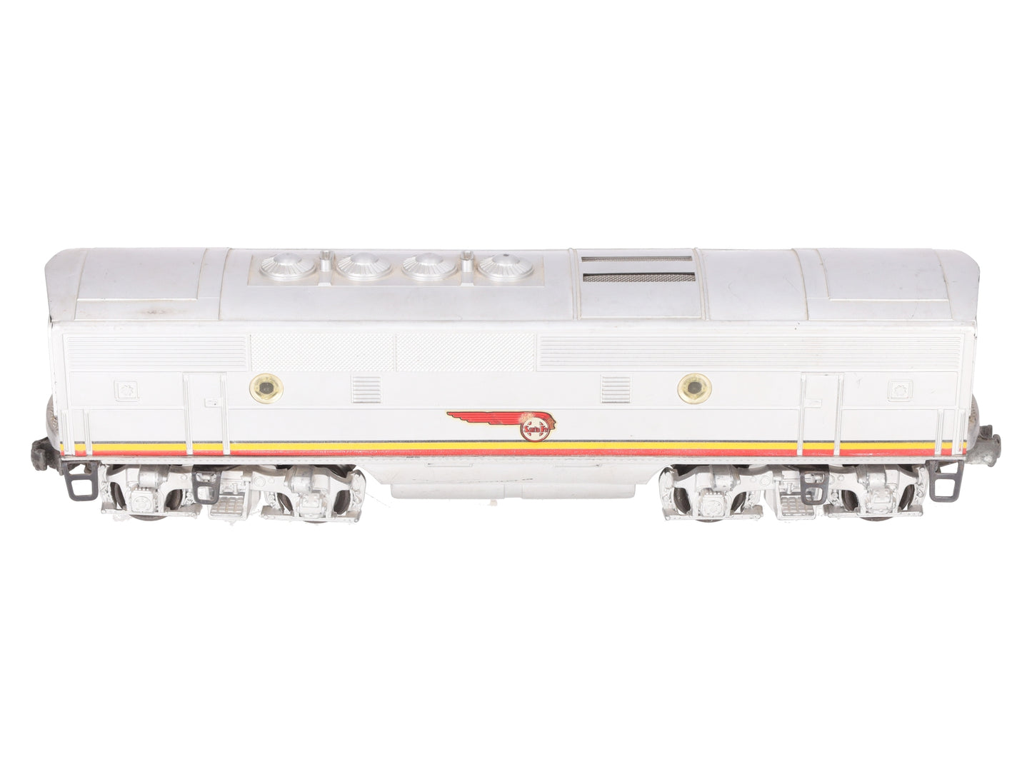 Lionel 2343C Vintage O Santa Fe F-3 Screen Top Non-Pwd. B-Unit Diesel Locomotive VG