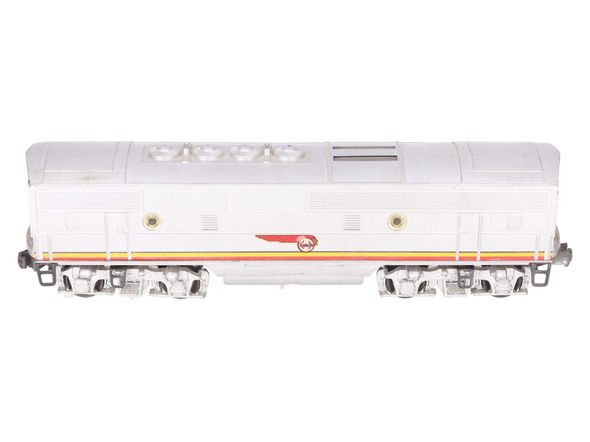Lionel 2343C Vintage O Santa Fe F-3 Screen Top Non-Pwd. B-Unit Diesel Locomotive VG
