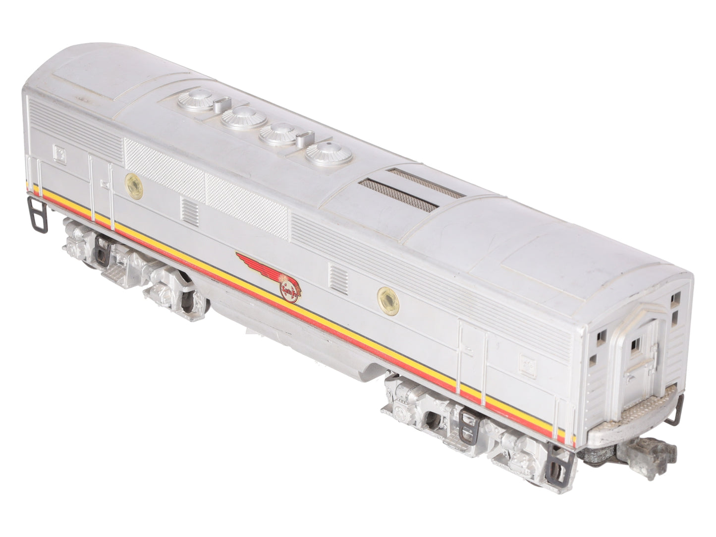 Lionel 2343C Vintage O Santa Fe F-3 Screen Top Non-Pwd. B-Unit Diesel Locomotive VG