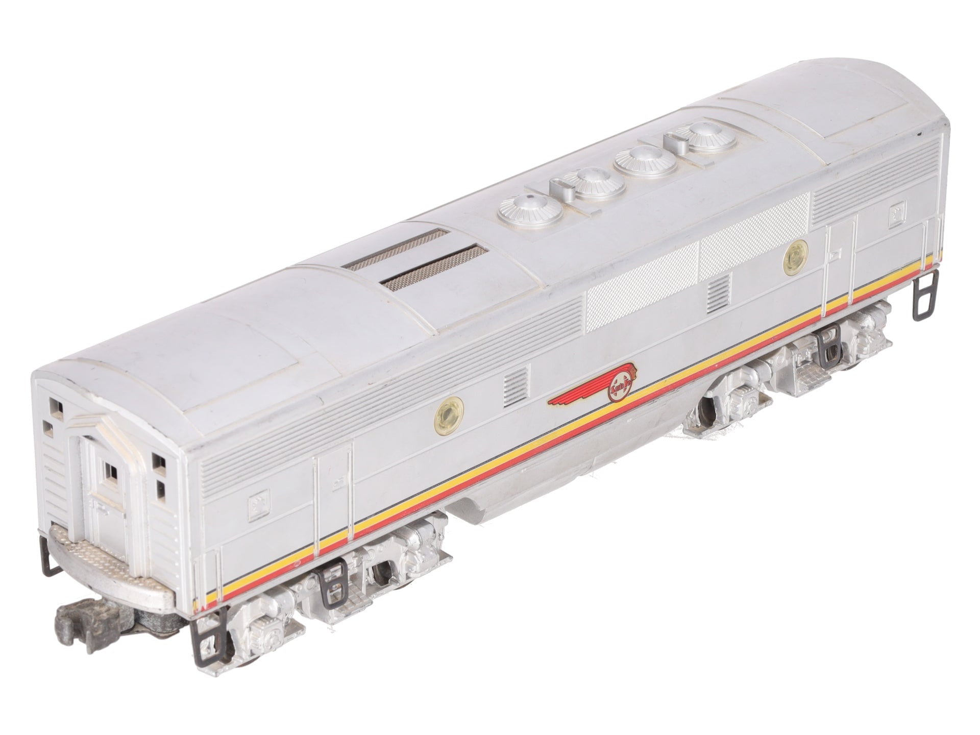 Lionel 2343C Vintage O Santa Fe F-3 Screen Top Non-Pwd. B-Unit Diesel Locomotive VG