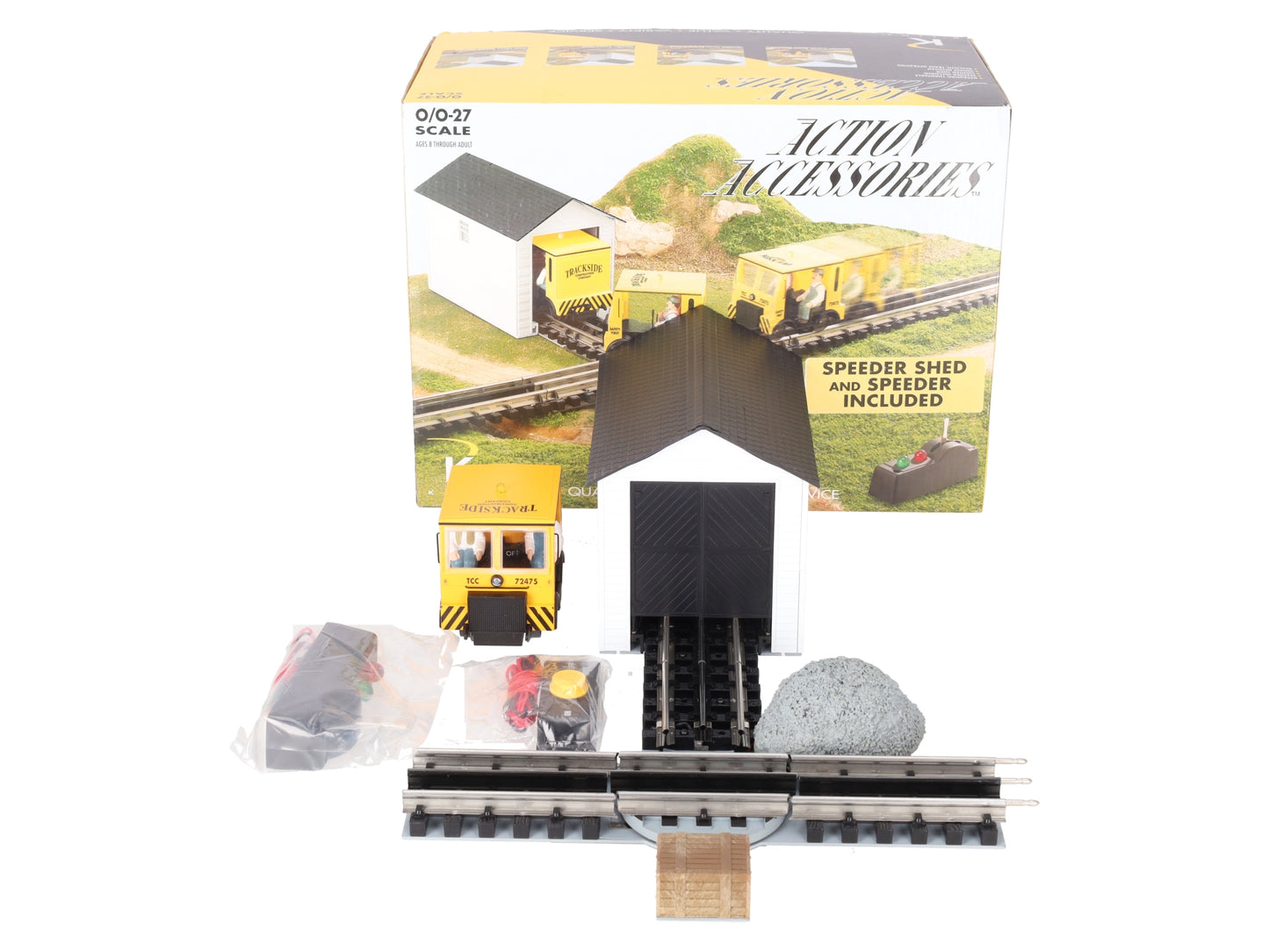 K-Line K42409 O Gauge Speeder & Speeder Shed EX/Box