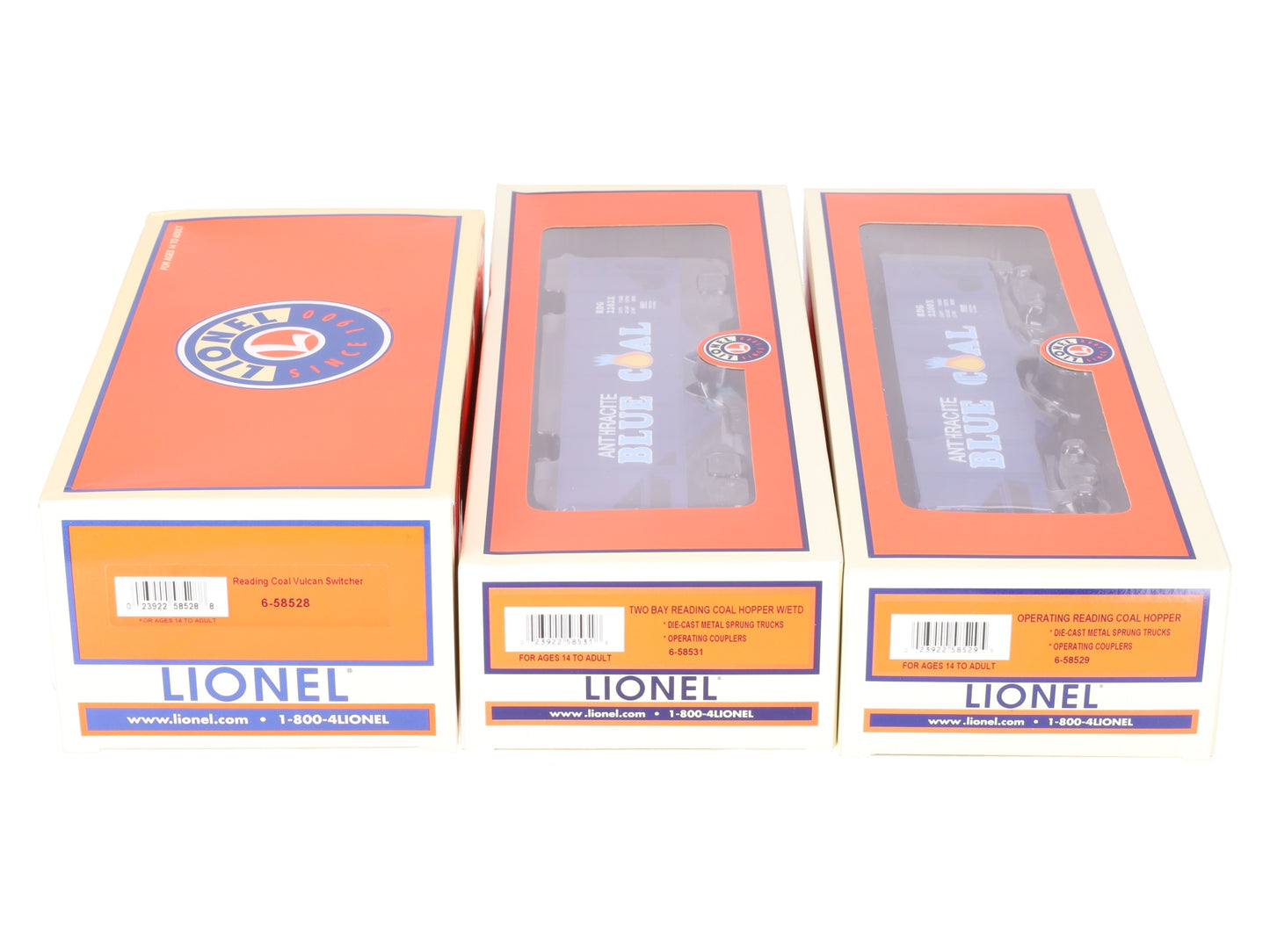 Lionel 6-58532 Lou Caponi Signature Anthracite Blue Coal O Gauge Train Set LN/Box