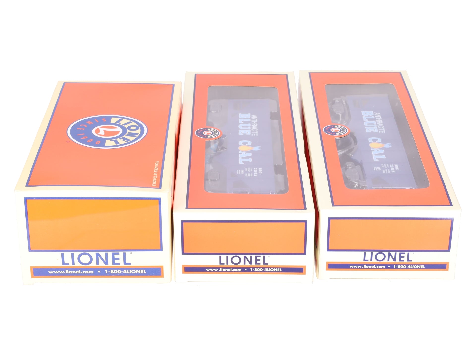 Lionel 6-58532 Lou Caponi Signature Anthracite Blue Coal O Gauge Train Set LN/Box
