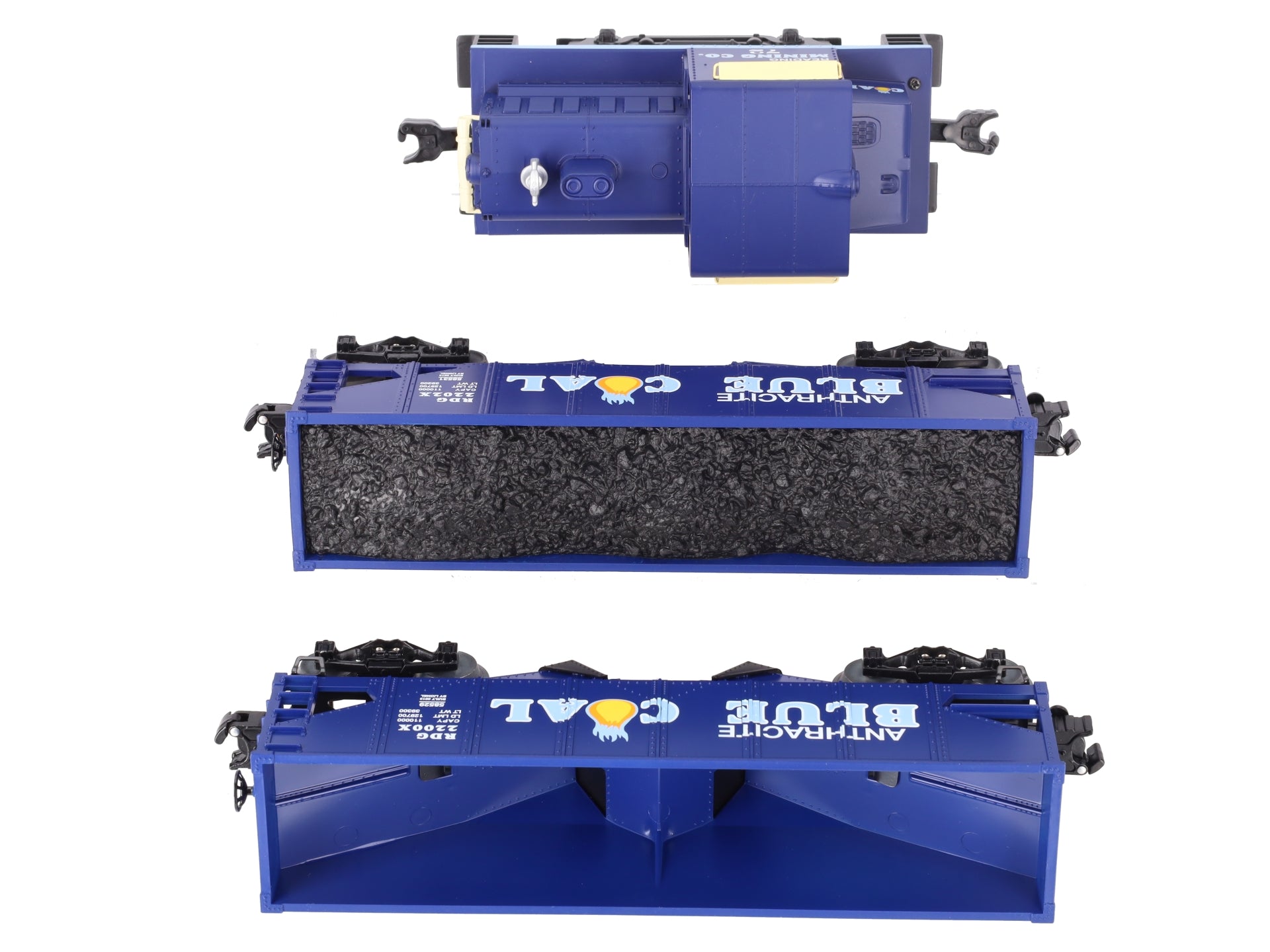 Lionel 6-58532 Lou Caponi Signature Anthracite Blue Coal O Gauge Train Set LN/Box