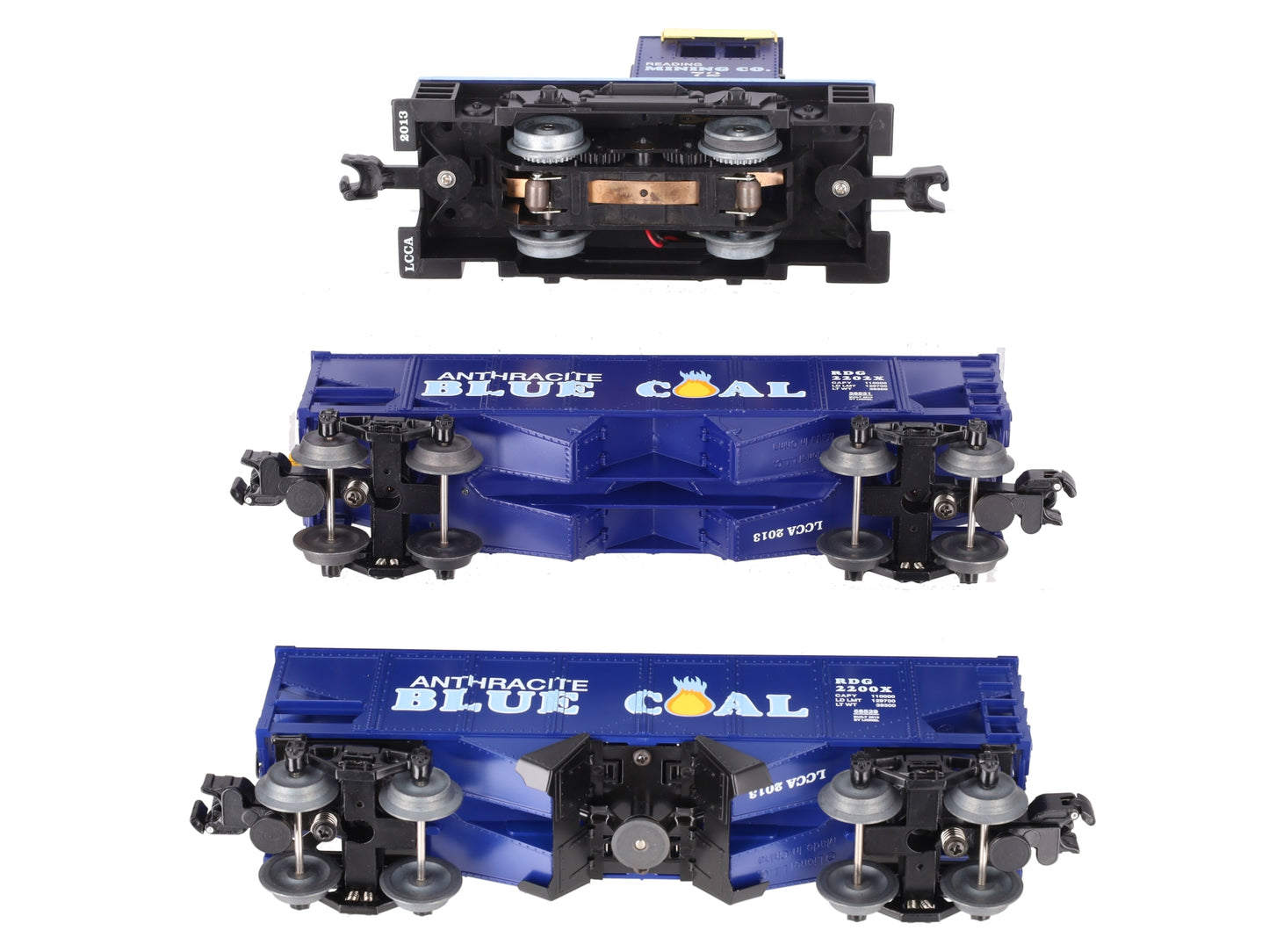 Lionel 6-58532 Lou Caponi Signature Anthracite Blue Coal O Gauge Train Set LN/Box