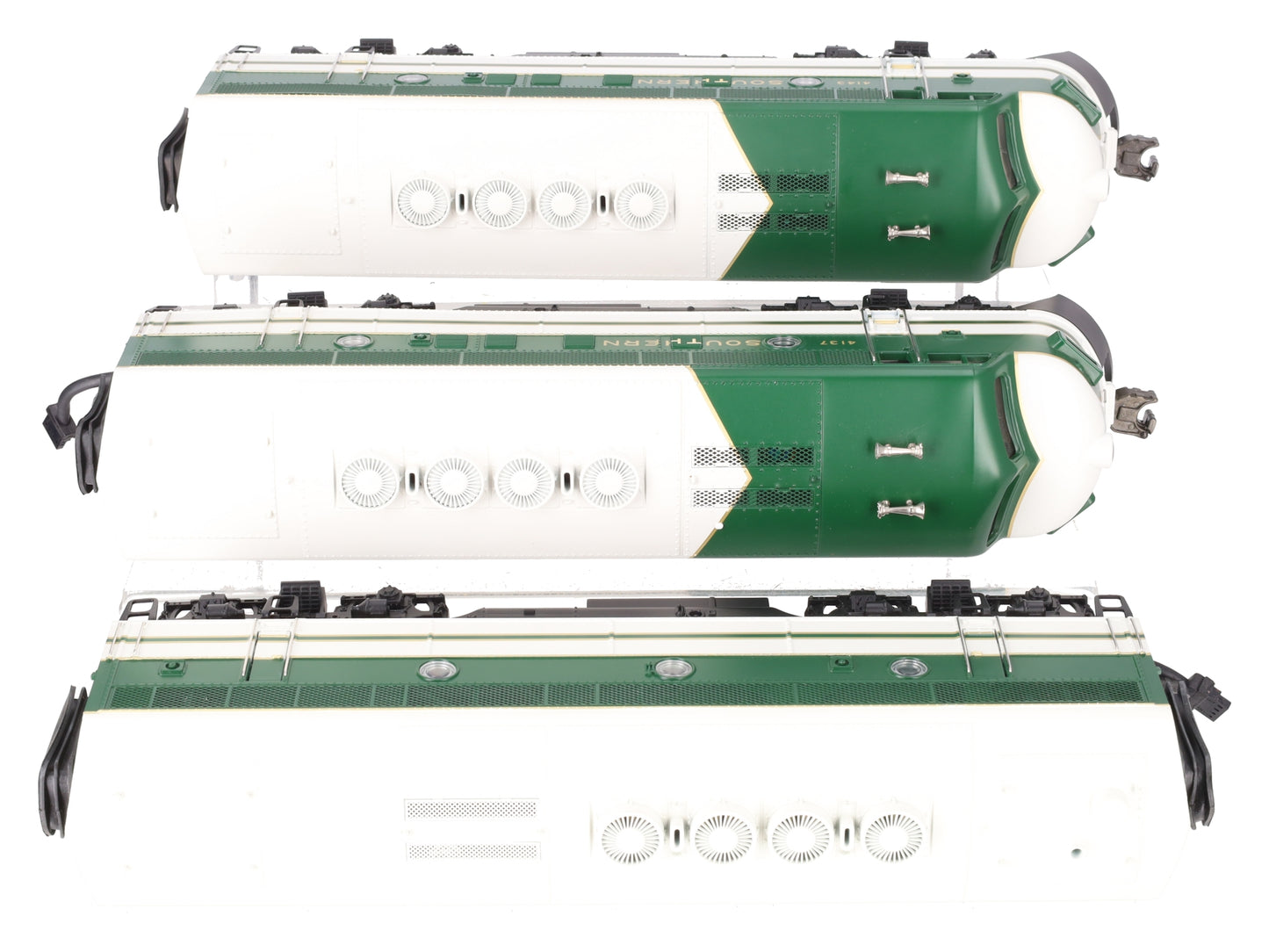 MTH 20-2177-1 O Gauge Southern F3 ABA Diesel Engine Set w/PS1 #4137/4143 EX/Box