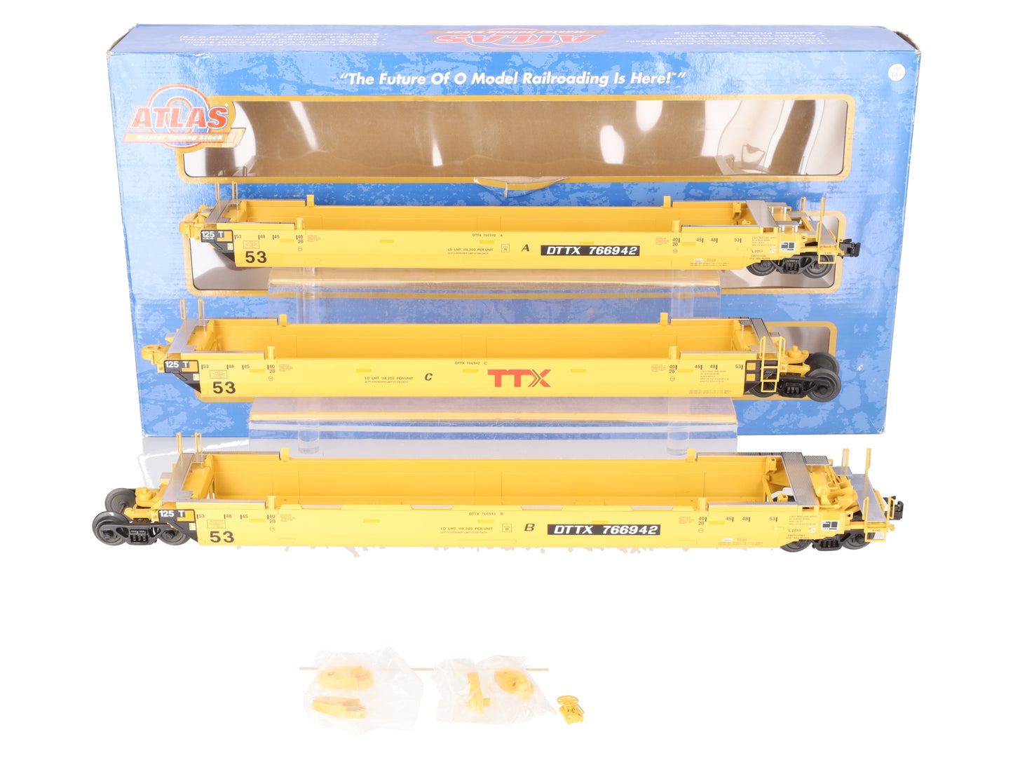 Atlas 3003055-4 O TTX (Heritage Logo) Gunderson Maxi-IV #766942 LN/Box