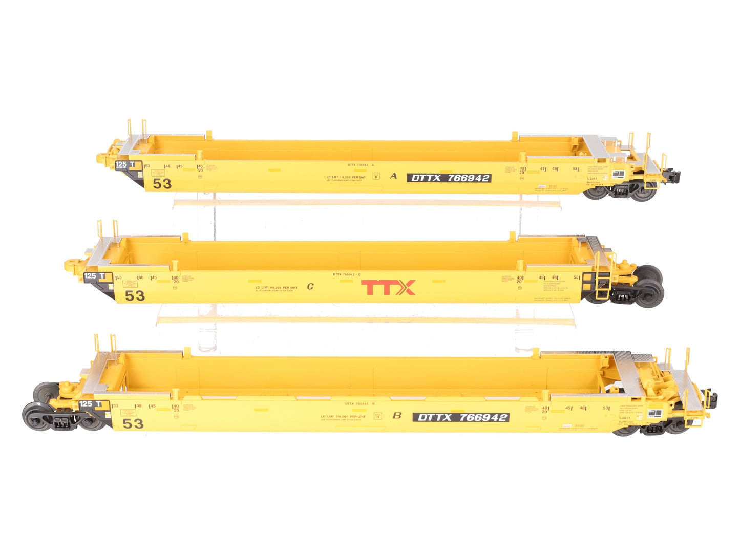 Atlas 3003055-4 O TTX (Heritage Logo) Gunderson Maxi-IV #766942 LN/Box