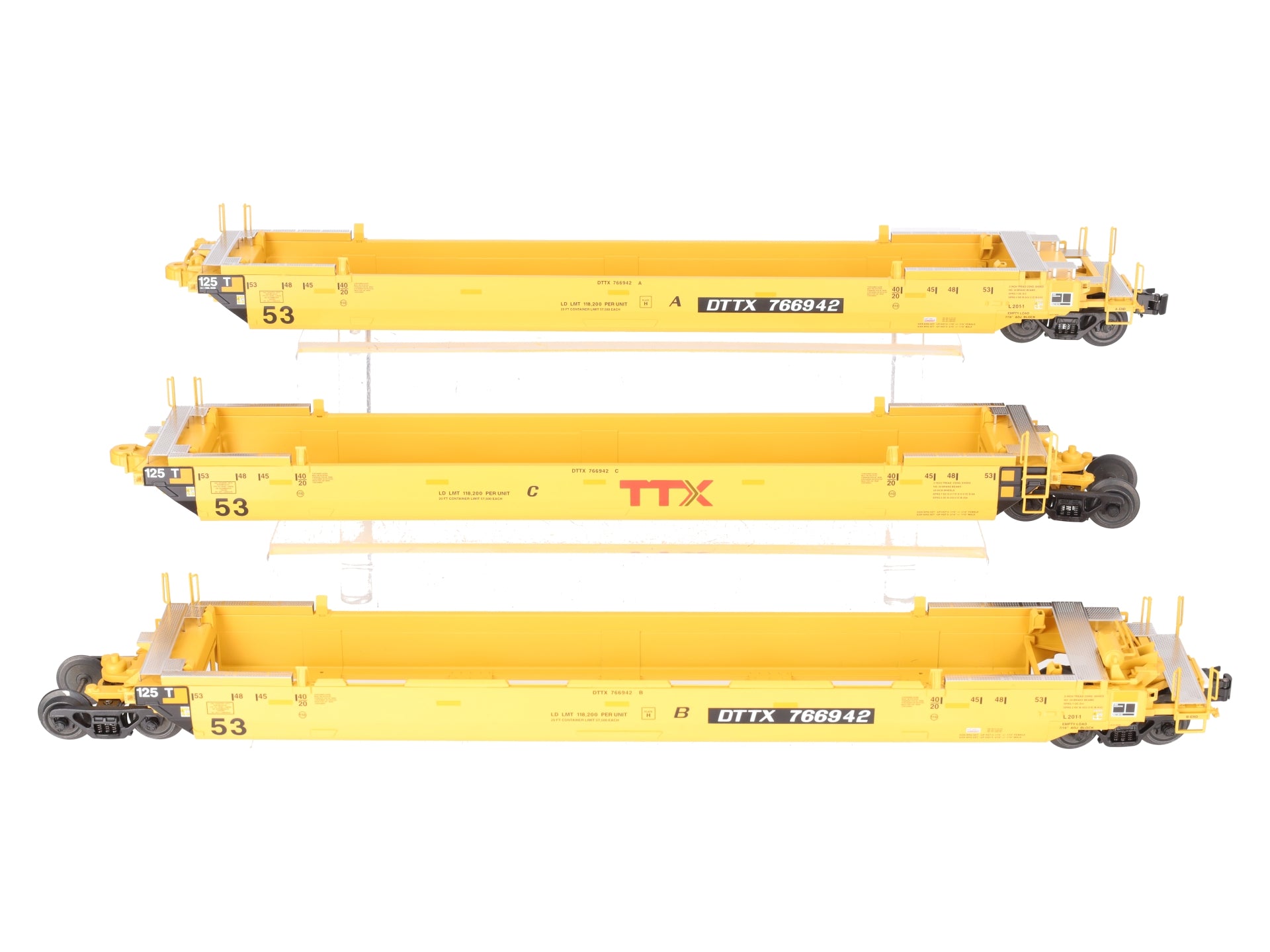 Atlas 3003055-4 O TTX (Heritage Logo) Gunderson Maxi-IV #766942 LN/Box