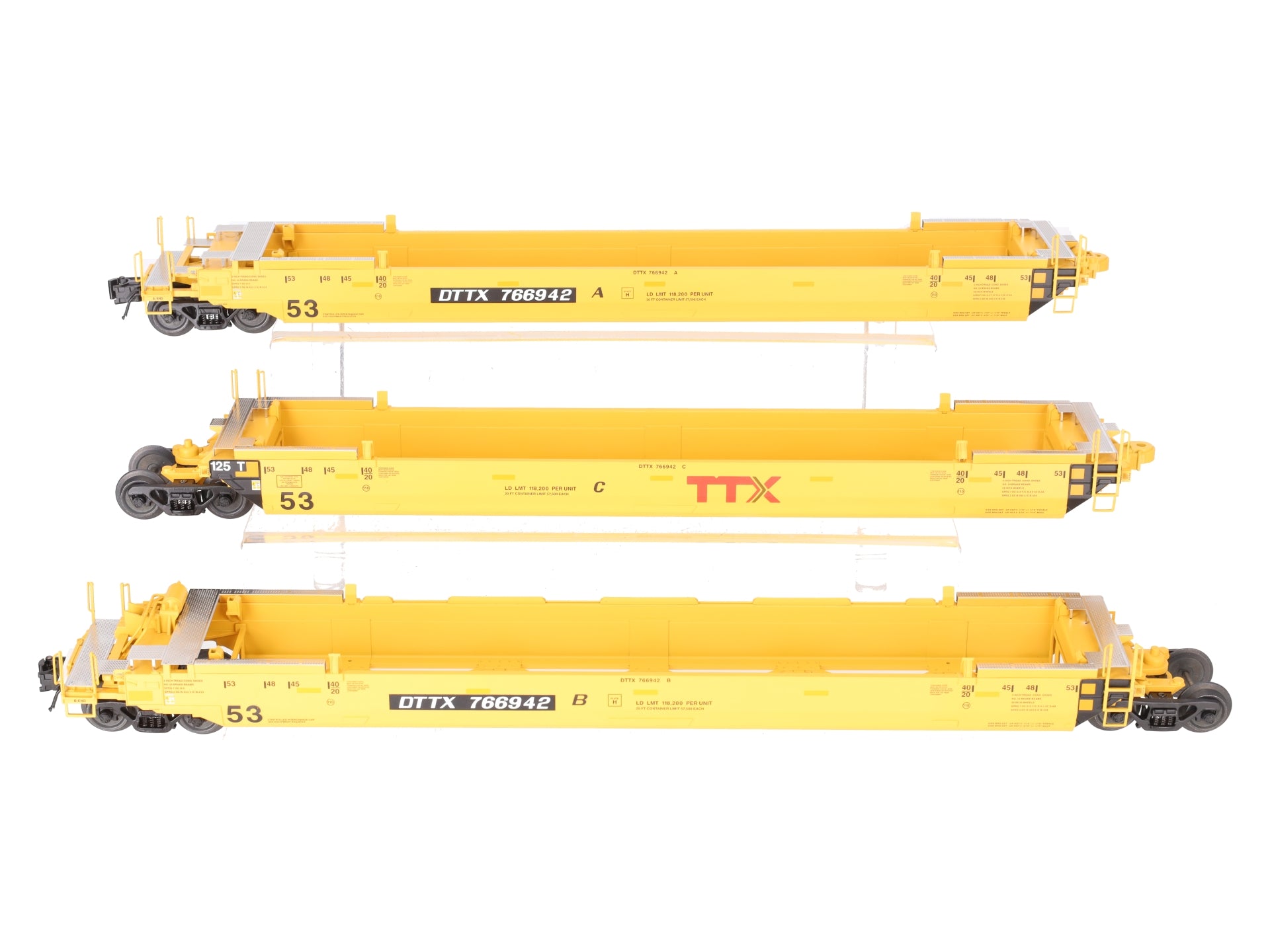 Atlas 3003055-4 O TTX (Heritage Logo) Gunderson Maxi-IV #766942 LN/Box