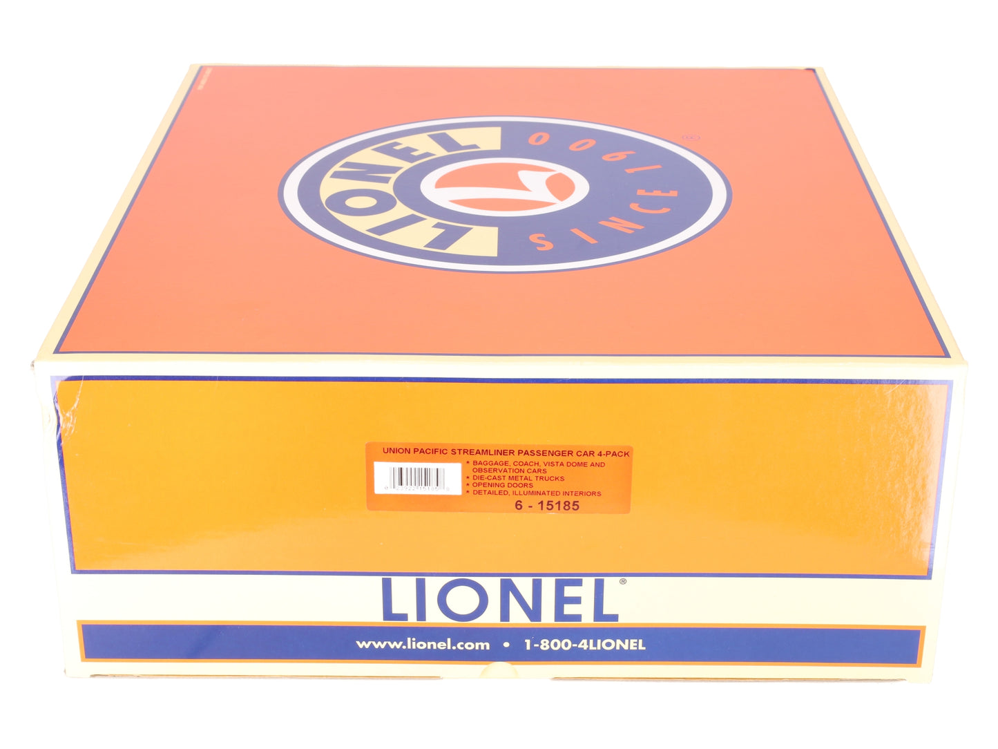 Lionel 6-15185 Union Pacific Streamliner Passenger Cars (Set of 4)