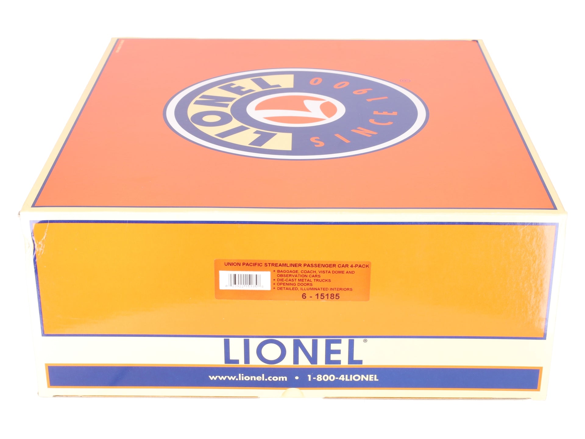 Lionel 6-15185 Union Pacific Streamliner Passenger Cars (Set of 4)