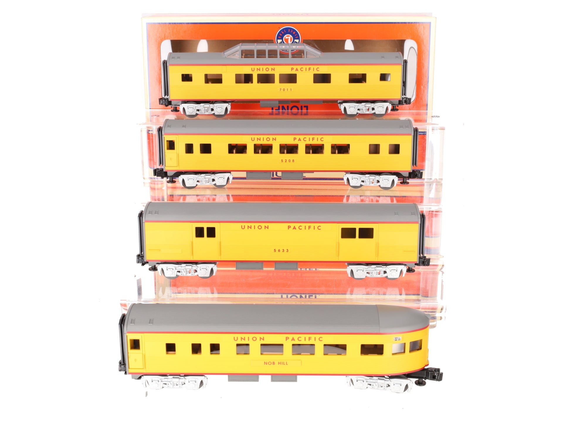 Lionel 6-15185 Union Pacific Streamliner Passenger Cars (Set of 4)