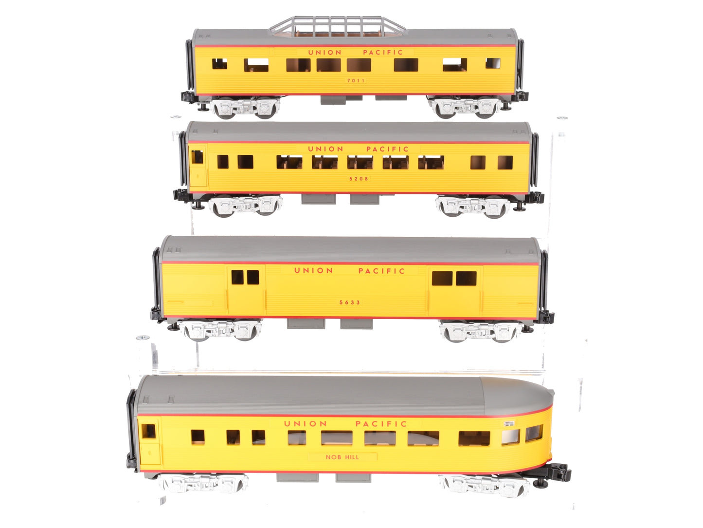 Lionel 6-15185 Union Pacific Streamliner Passenger Cars (Set of 4)