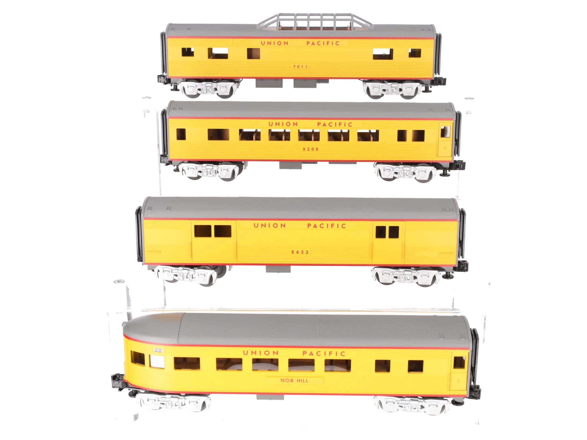 Lionel 6-15185 Union Pacific Streamliner Passenger Cars (Set of 4)