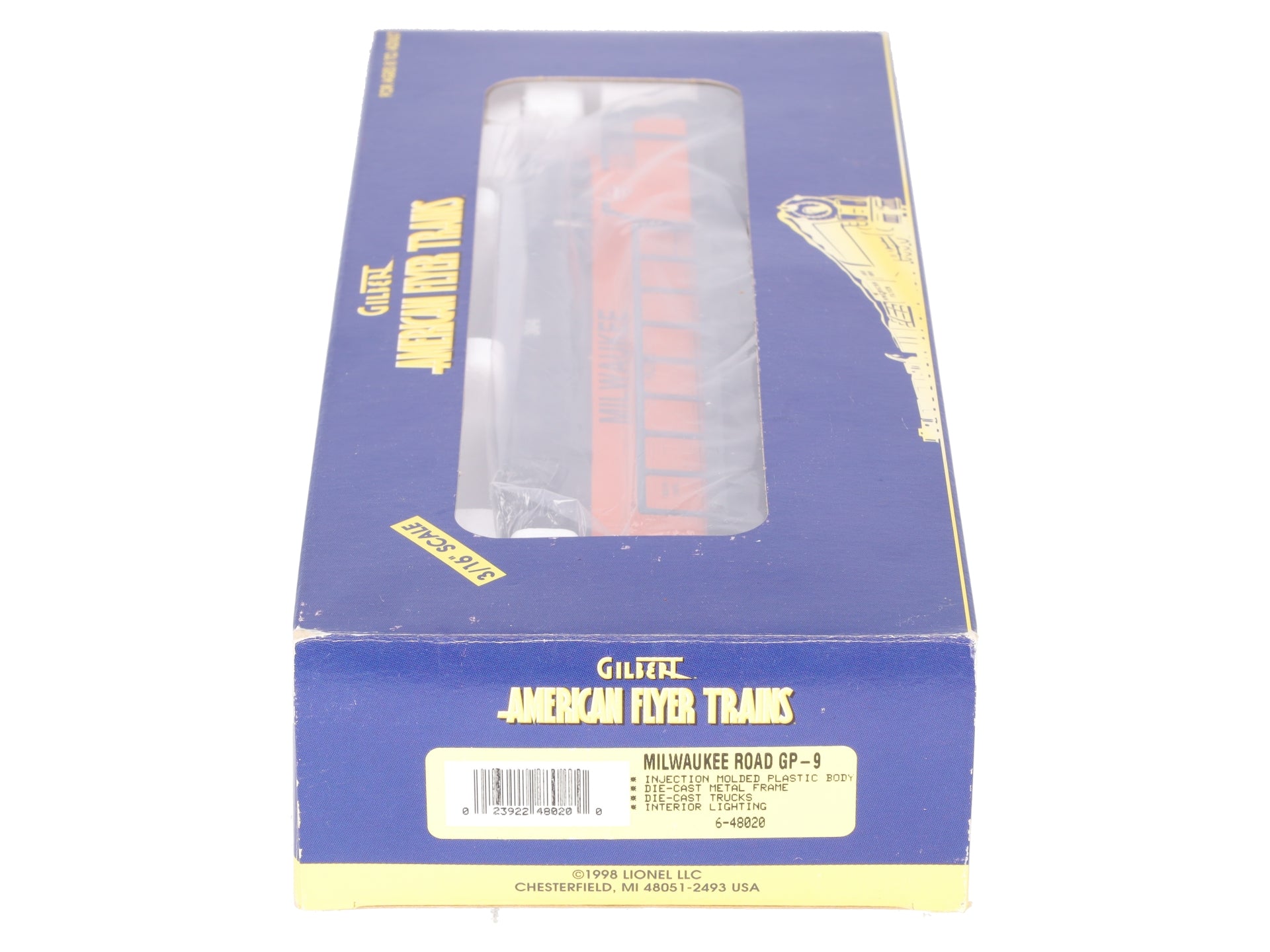 American Flyer 6-48020 S Scale Milwaukee Road GP-9 Diesel Locomotive EX/Box