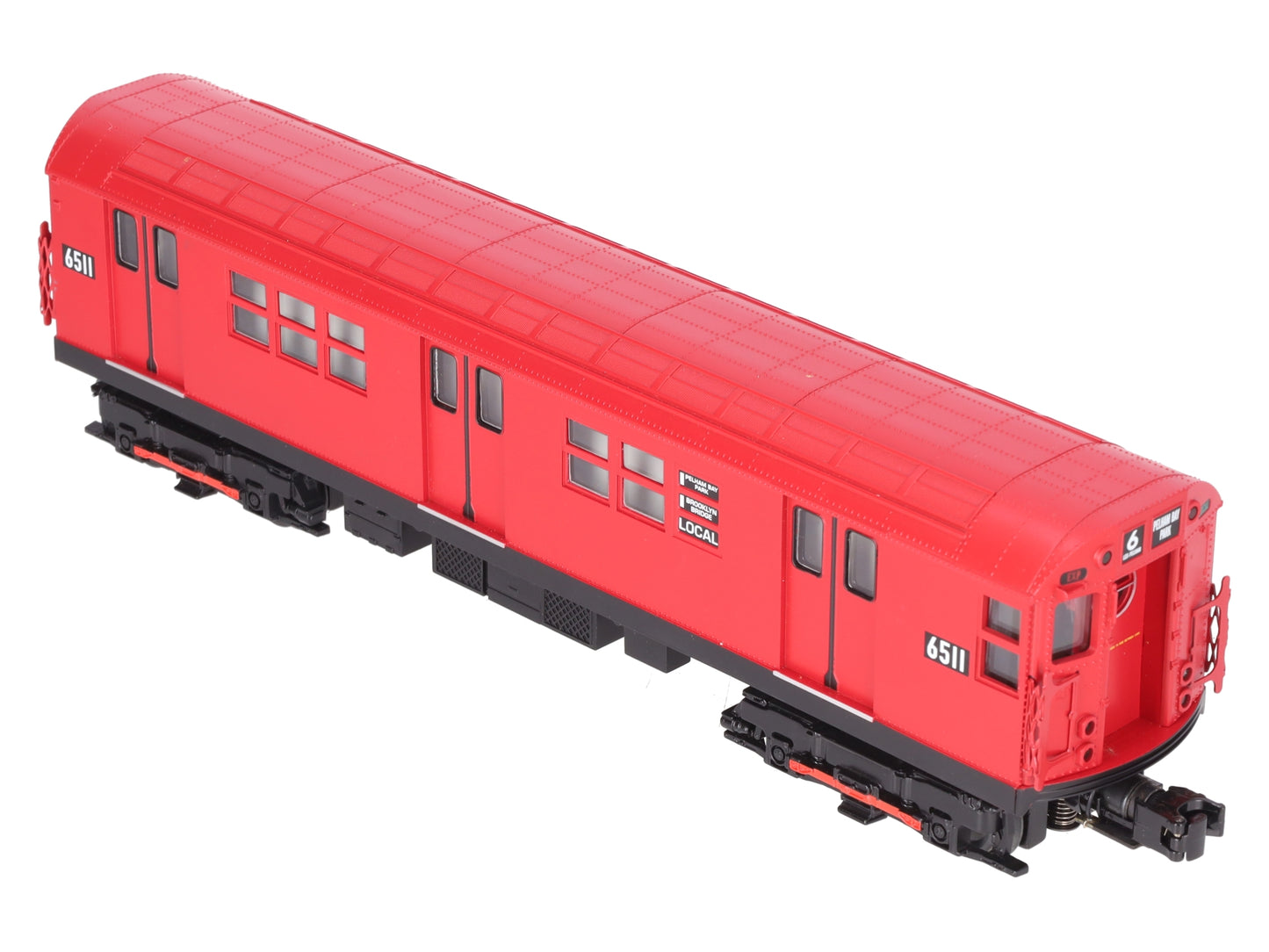 MTH 30-2392-0 O MTA - Redbird R-17 Subway With Loco-Sound #6511 LN