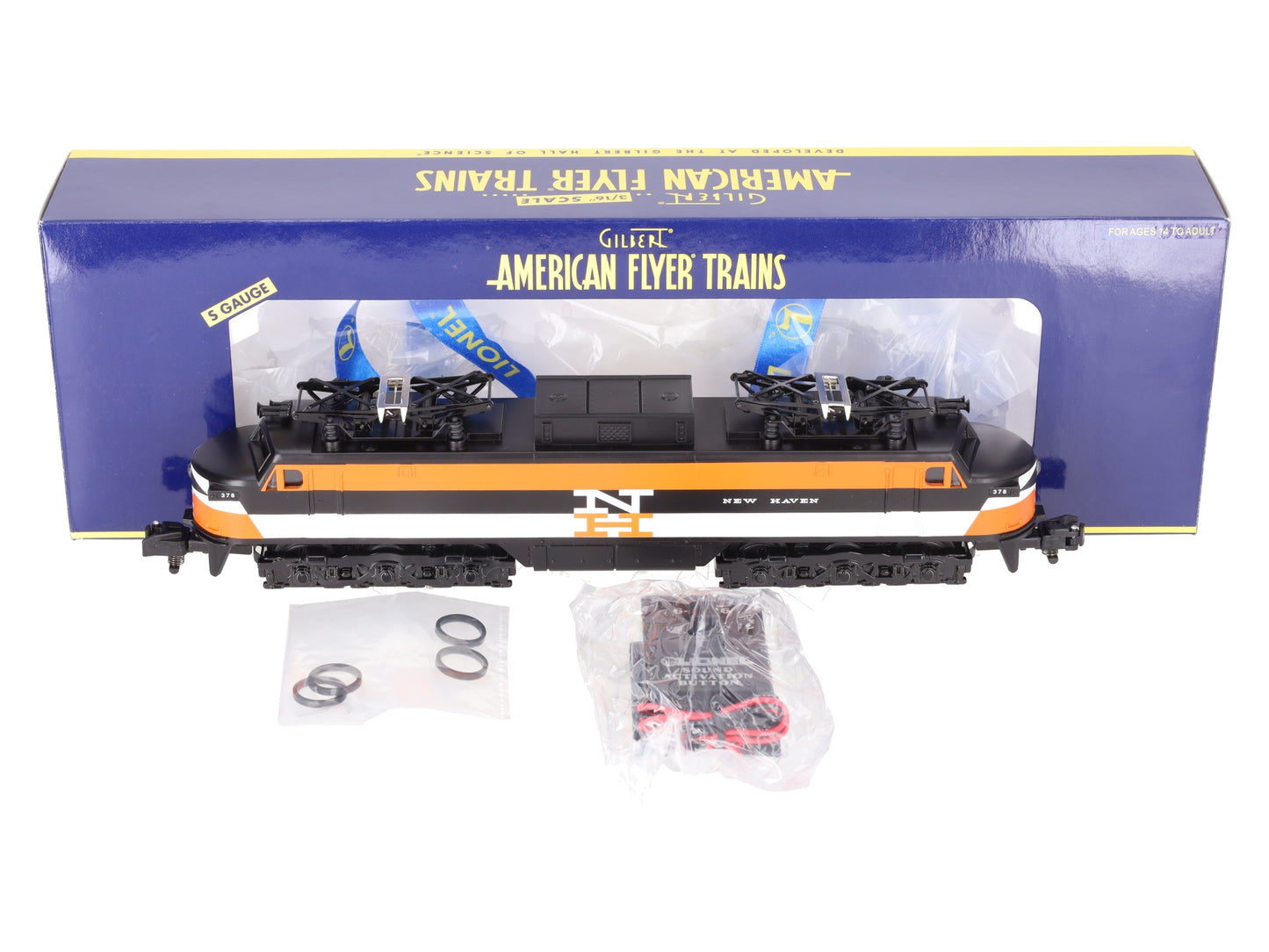 American Flyer 6-48075 S Scale New Haven EP-5 Electric Locomotive #378