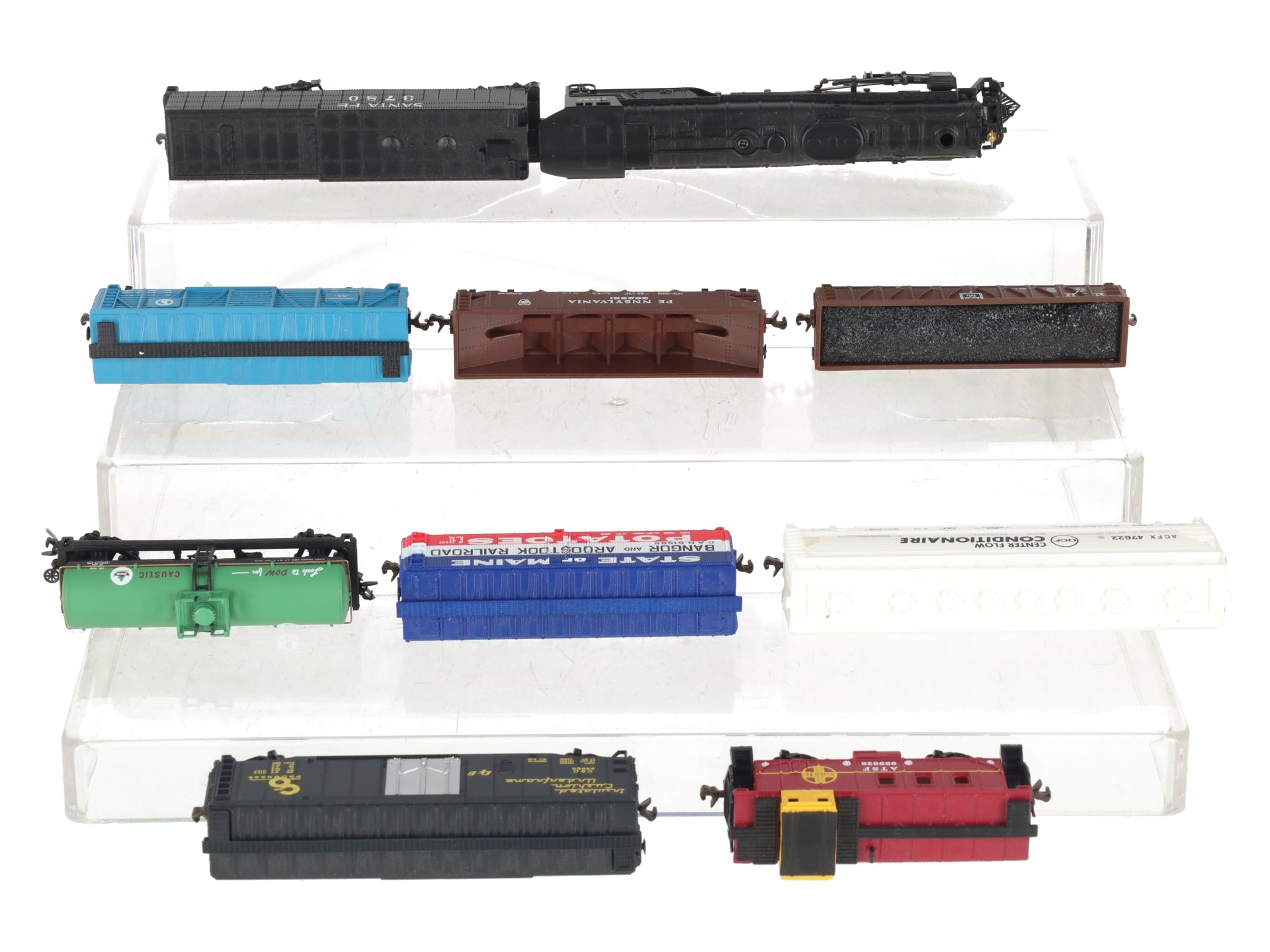 Bachmann 24009 N Scale Empire Builder Steam Starter Freight Train Set EX/Box