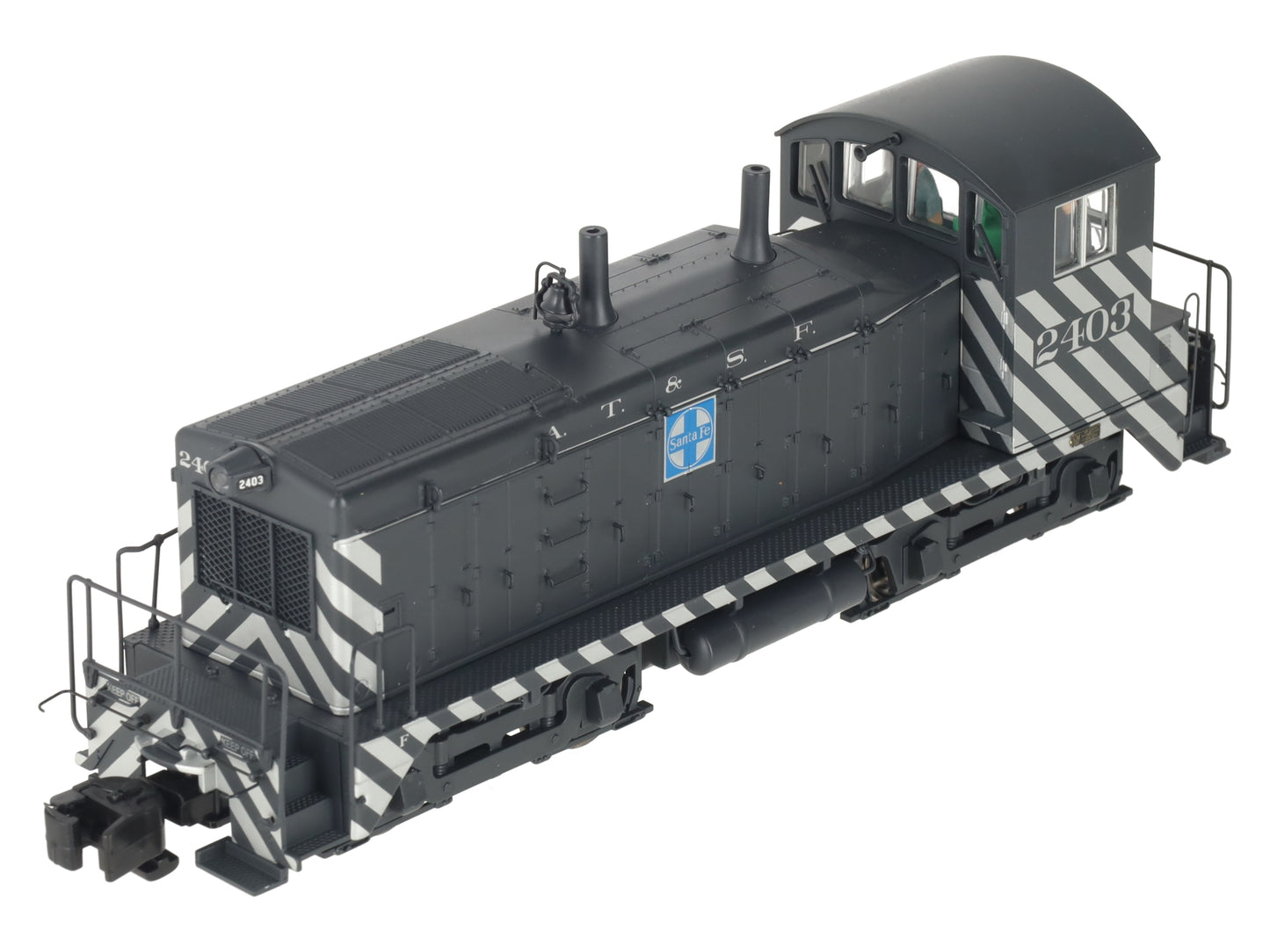 S-Helper 01253 S ATSF NW2 Diesel Switcher w/AC/DC LocoMatic Sound Unit #2403 LN/Box