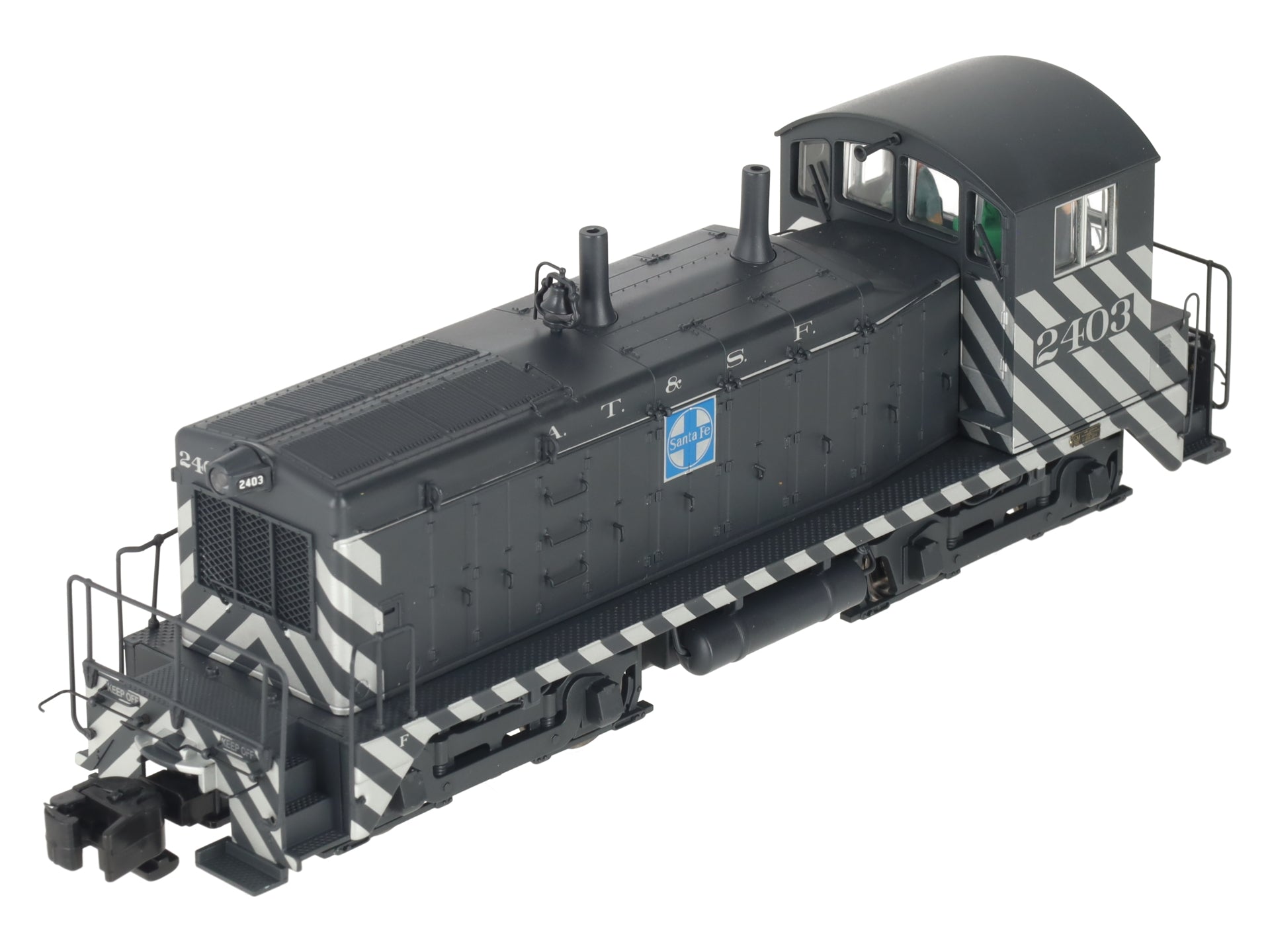 S-Helper 01253 S ATSF NW2 Diesel Switcher w/AC/DC LocoMatic Sound Unit #2403 LN/Box