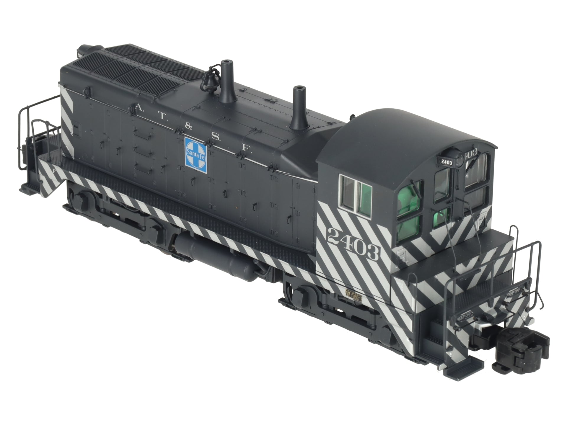 S-Helper 01253 S ATSF NW2 Diesel Switcher w/AC/DC LocoMatic Sound Unit #2403 LN/Box
