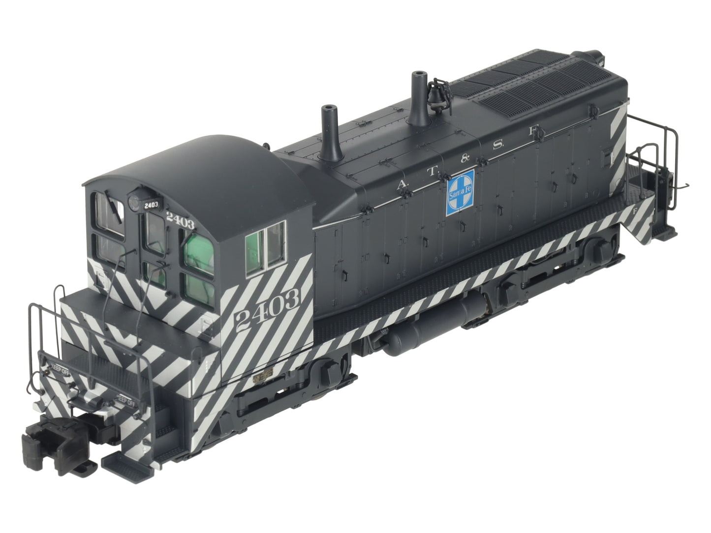 S-Helper 01253 S ATSF NW2 Diesel Switcher w/AC/DC LocoMatic Sound Unit #2403 LN/Box